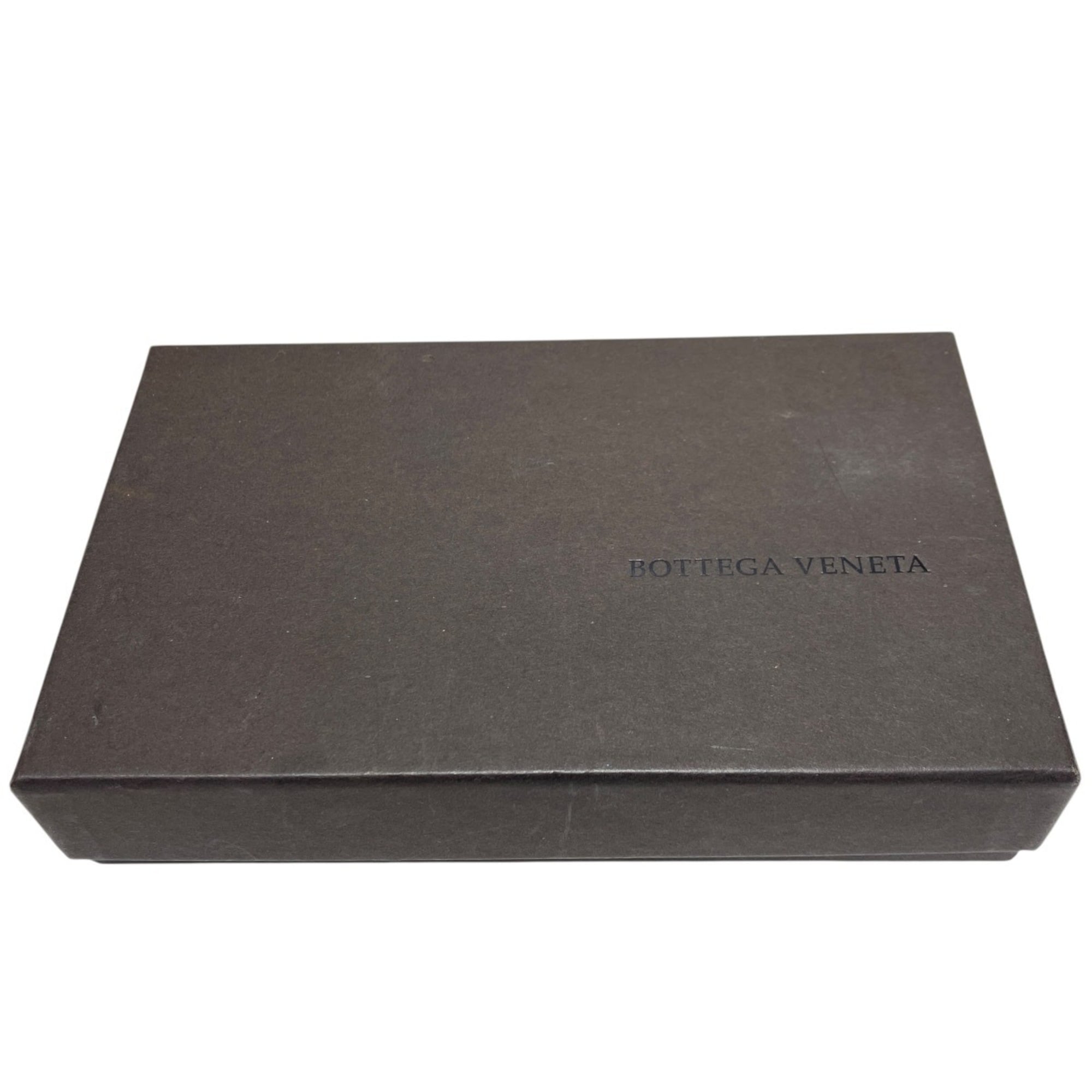 Bottega Veneta Khaki Leather Long Wallet (Tri-Fold) (Pre-Owned)
