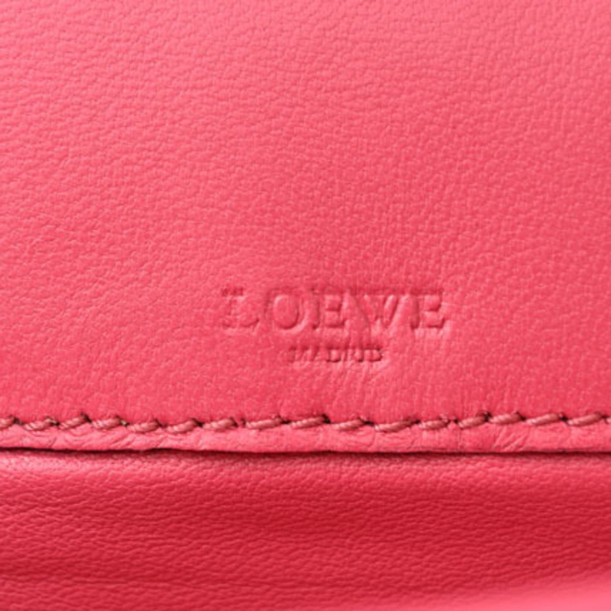 Loewe Pink Leather Clutch Bag Pouch (Pre-Owned)