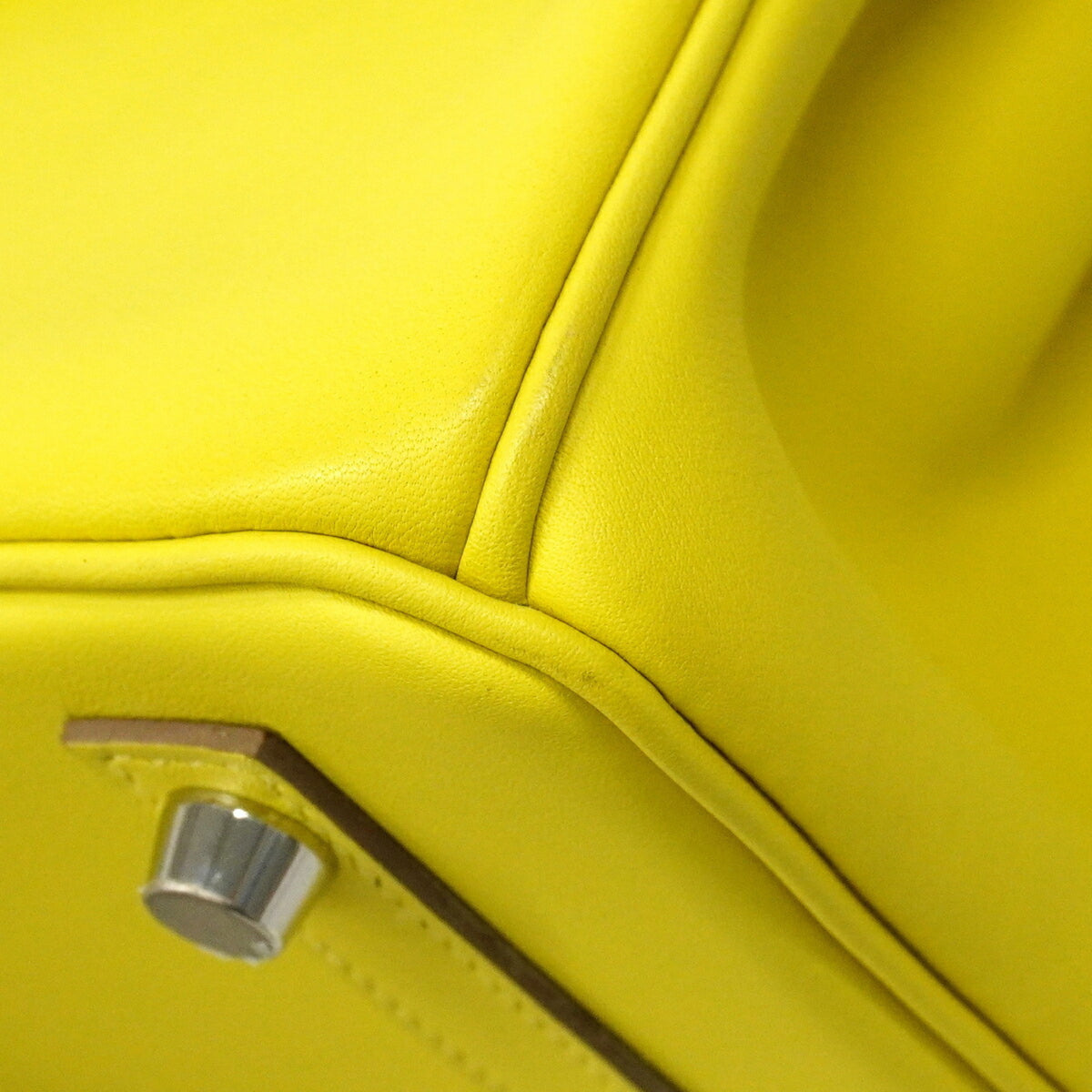 Hermes Lime Swift Leather Handbag (Pre-Owned)