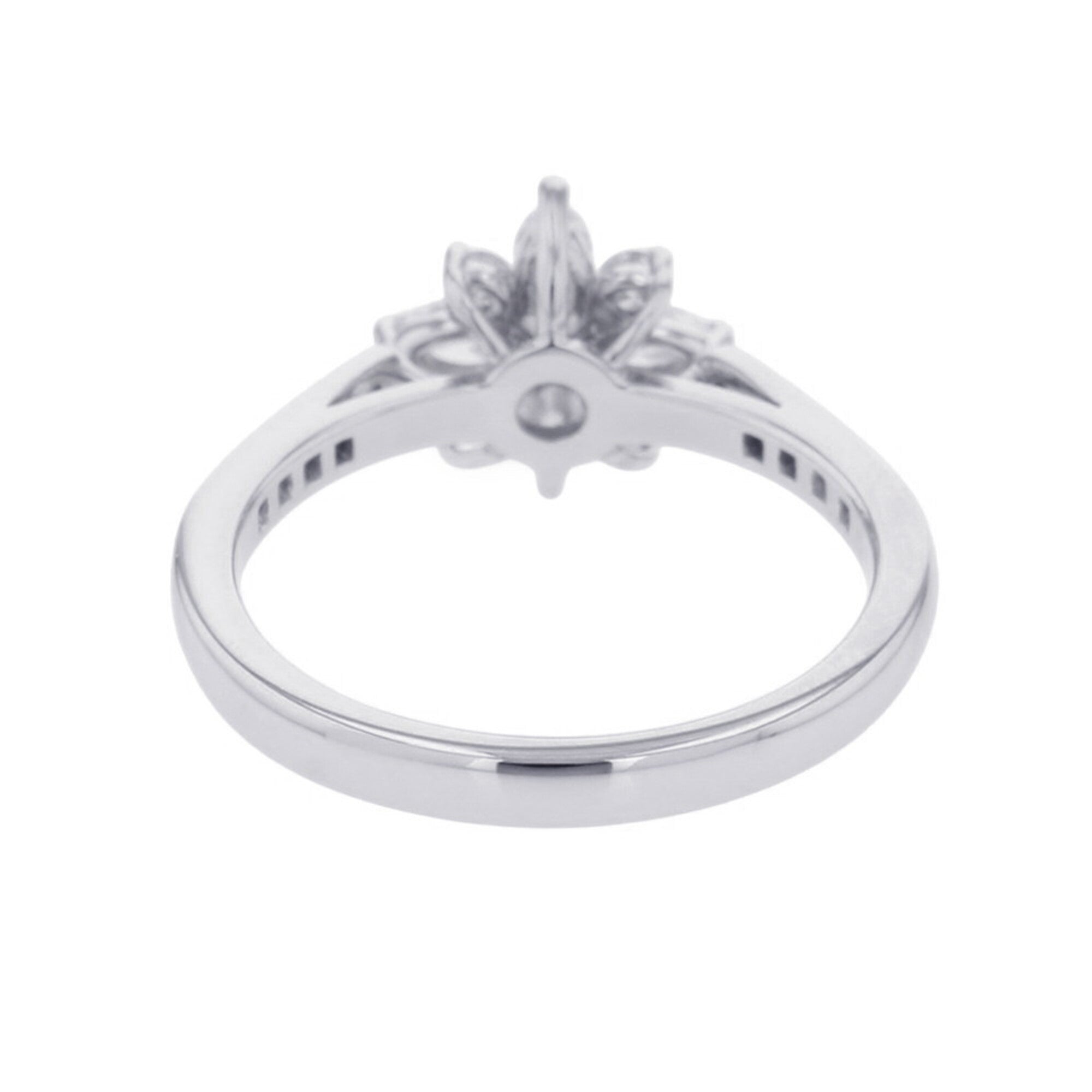 Tiffany Platinum Platinum 950 Band Ring (Pre-Owned)