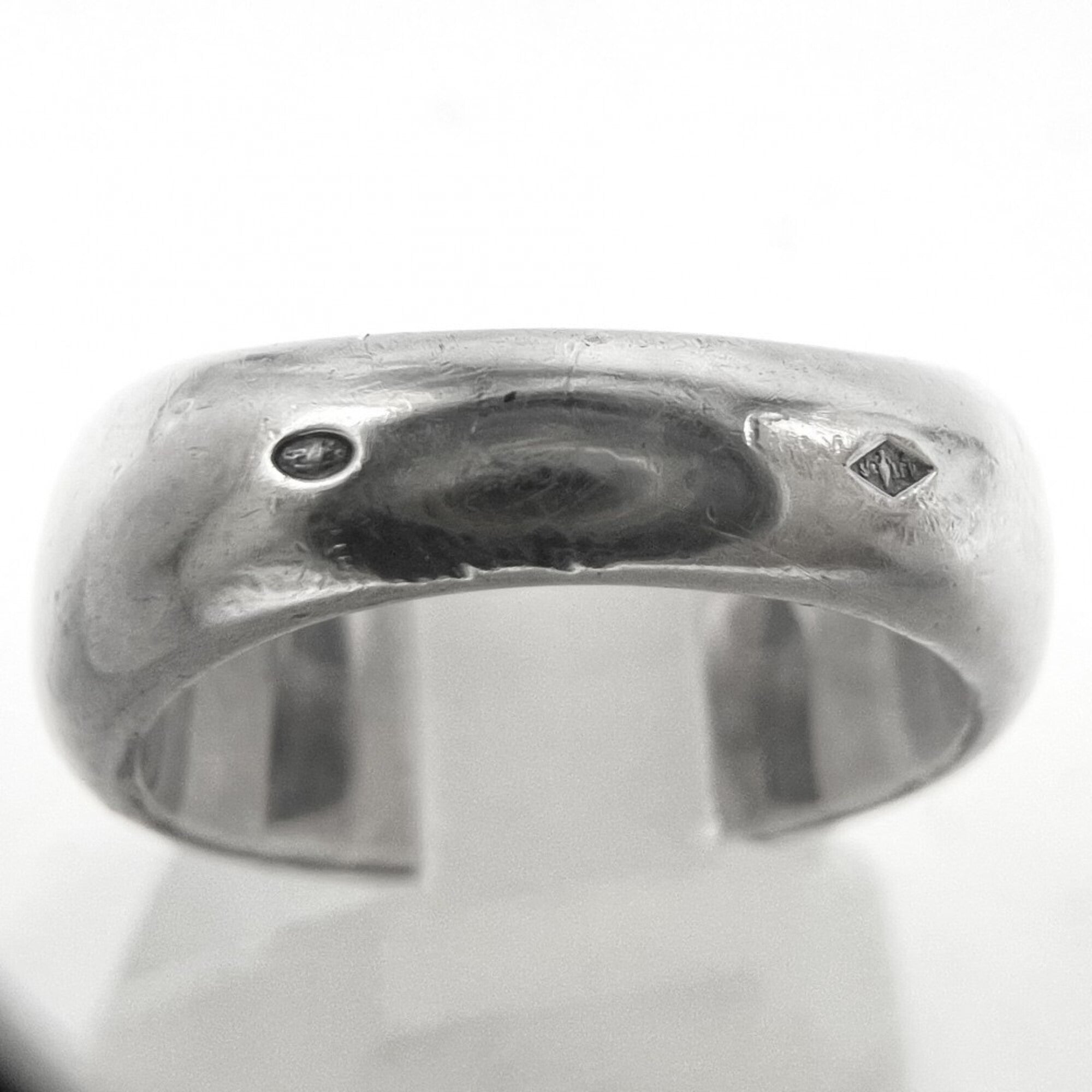 Hermes Gold (18K) Silver 925 Band Ring (Pre-Owned)