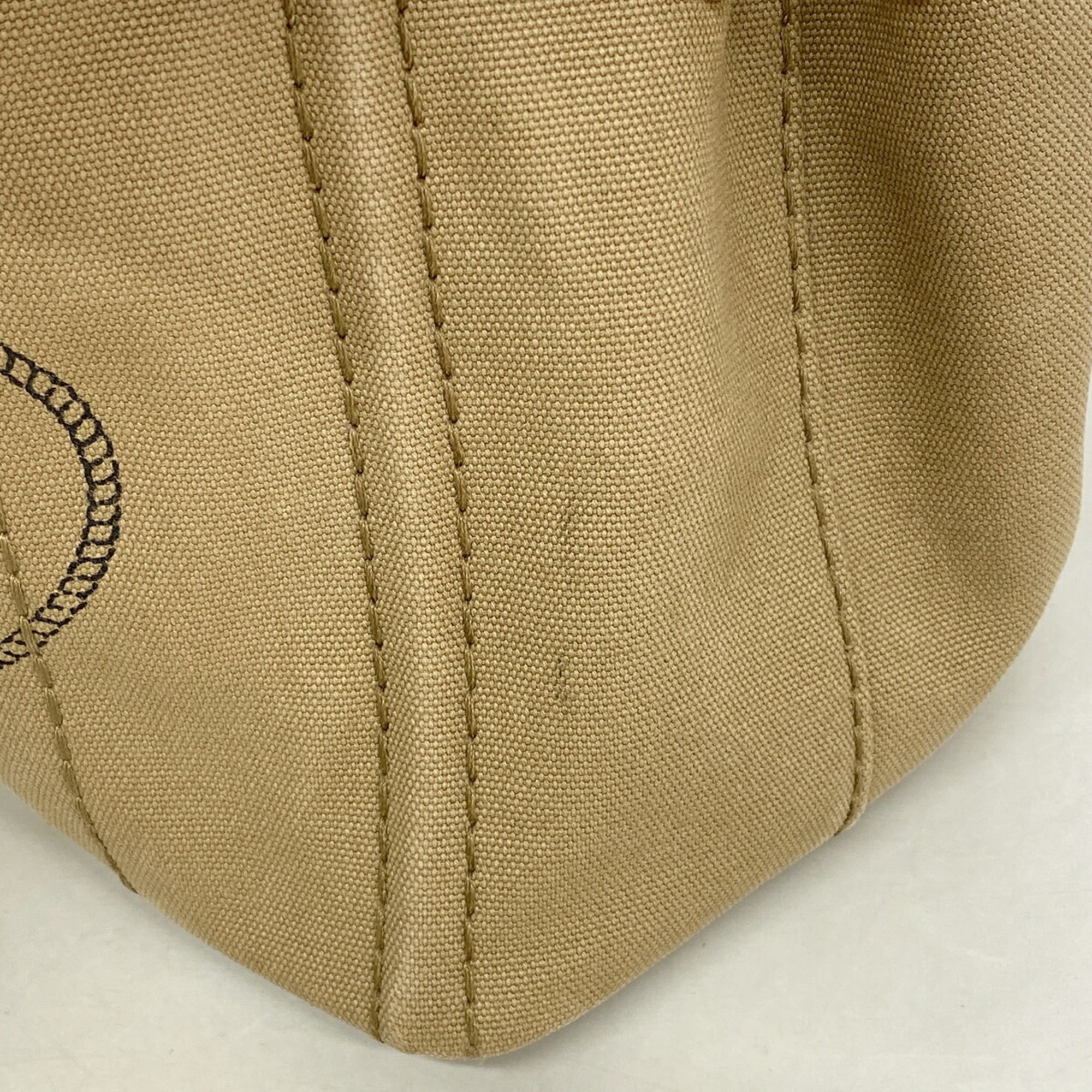 Prada Brown Canvas Tote Bag (Pre-Owned)