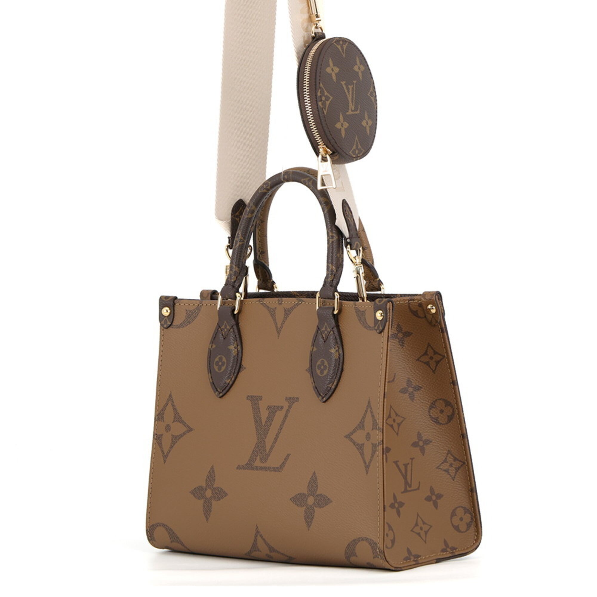 Louis Vuitton Monogram Reverse Red Color Monogram Reverse Handbag Shoulder Bag (Pre-Owned)