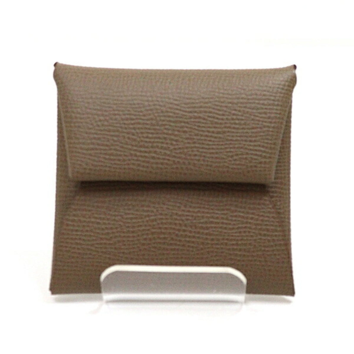 Hermes Etoupe Gray Epsom Leather Coin Purse/Coin Case (Pre-Owned)