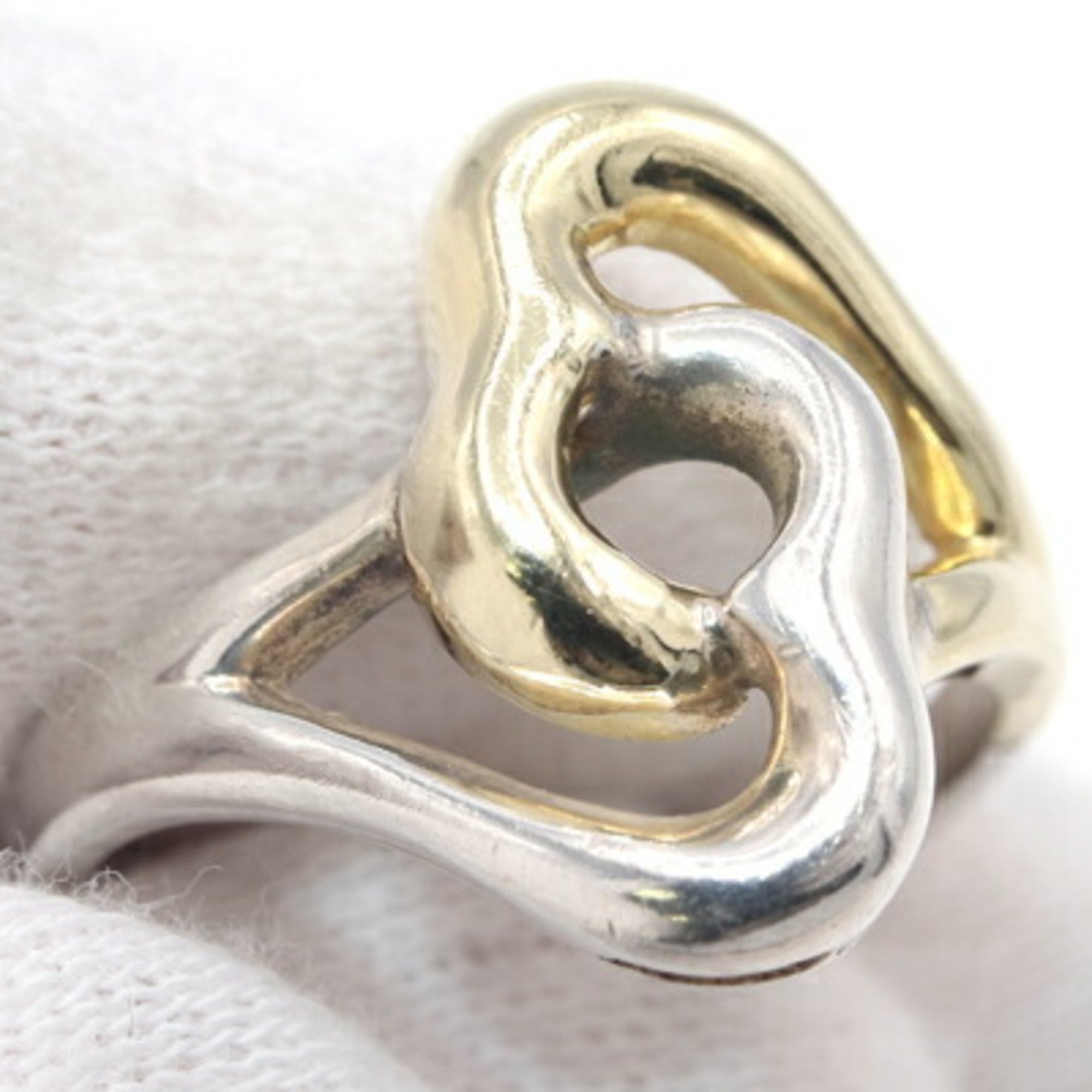 Tiffany Yellow Gold (18K) Sterling Silver 925 Band Ring (Pre-Owned)
