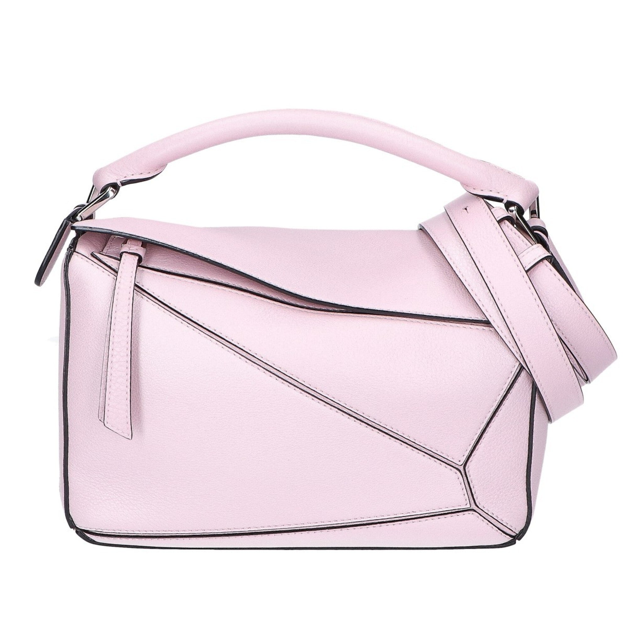 Loewe Pink Leather Handbag Shoulder Bag (Pre-Owned)