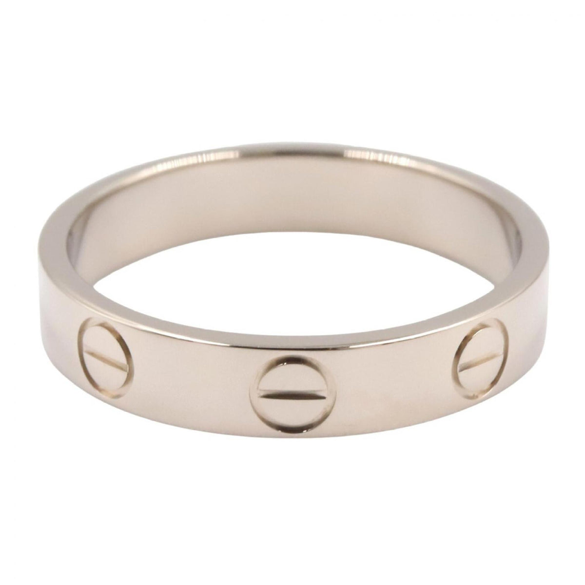 Cartier Silver White Gold (18K) Band Ring (Pre-Owned)