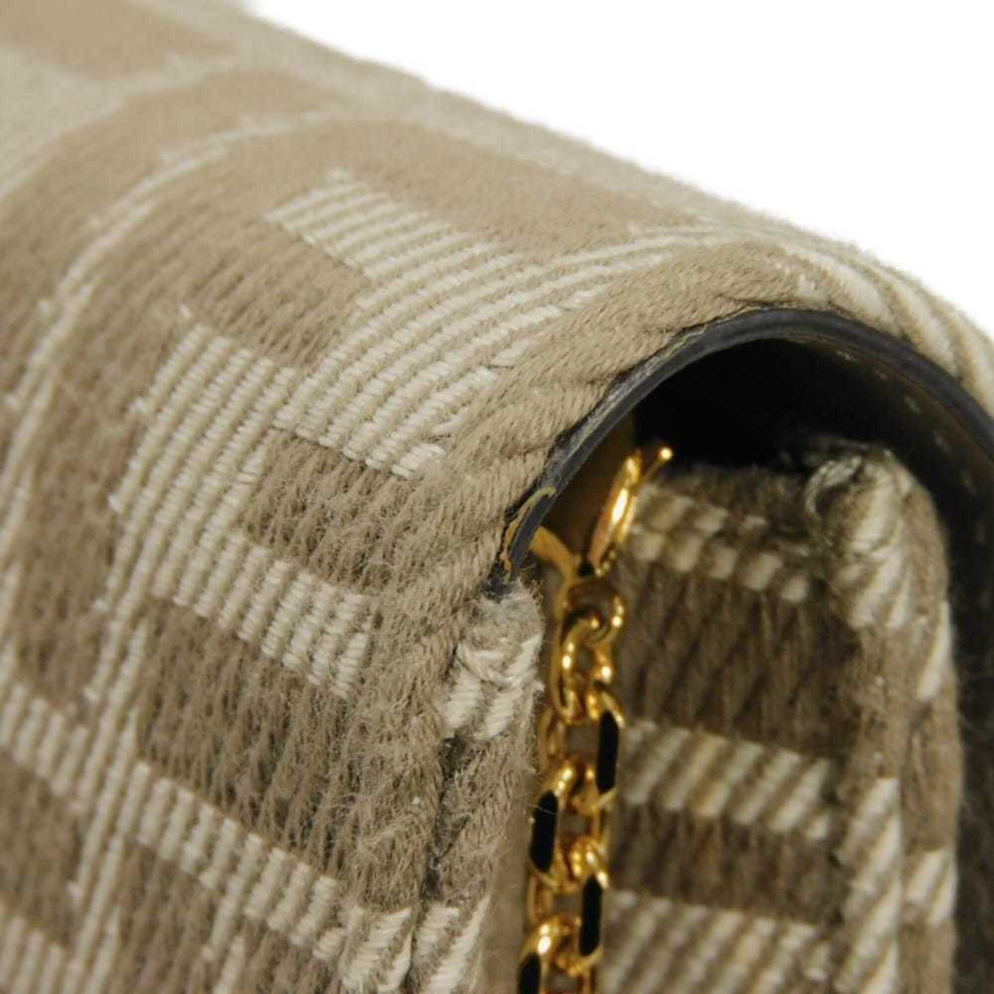 Fendi Beige Fabric Shoulder Bag (Pre-Owned)