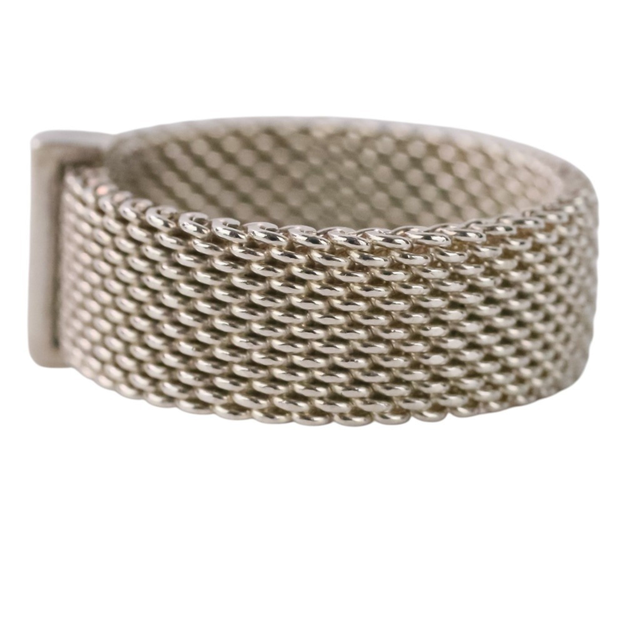 Tiffany Silver Silver 925 Band Ring (Pre-Owned)