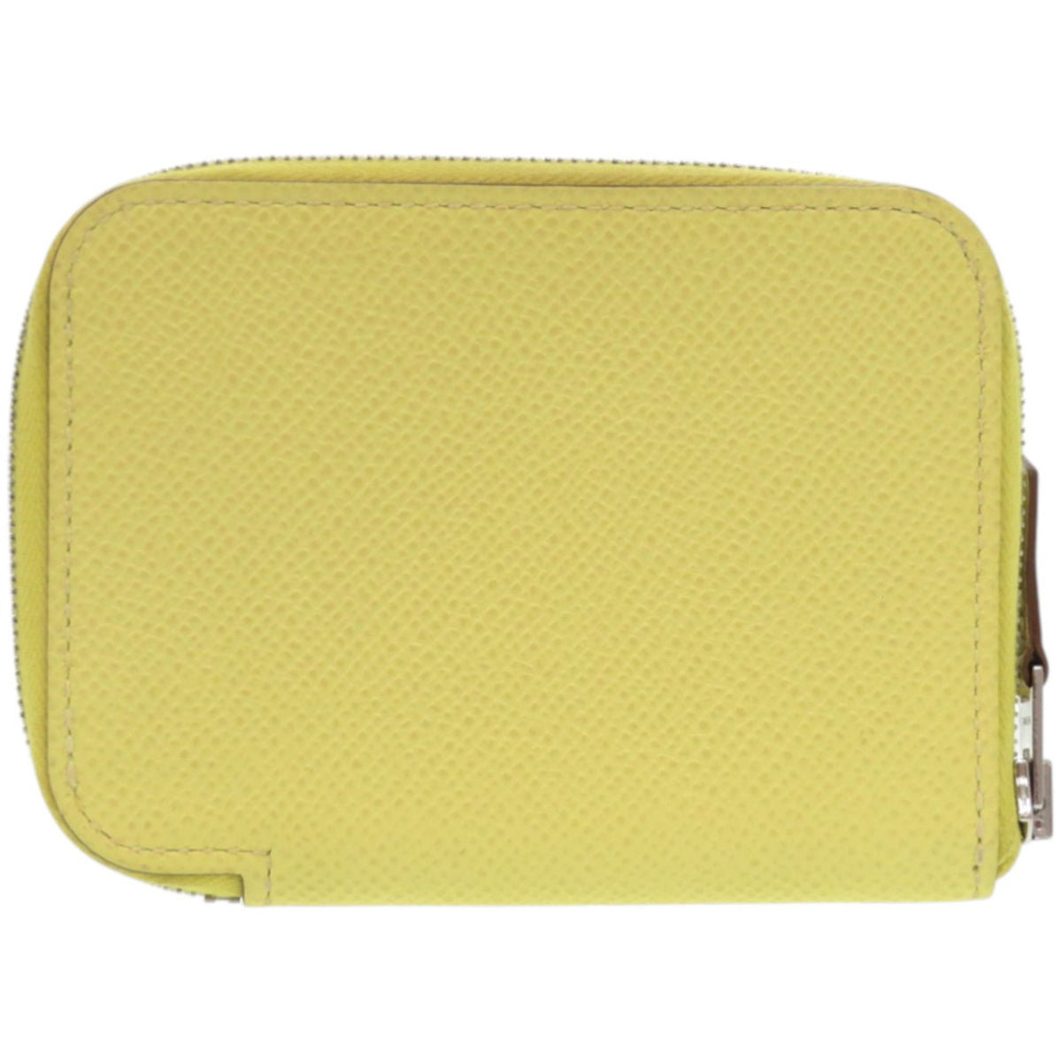Hermes Yellow Epsom Leather Coin Purse/Coin Case (Pre-Owned)
