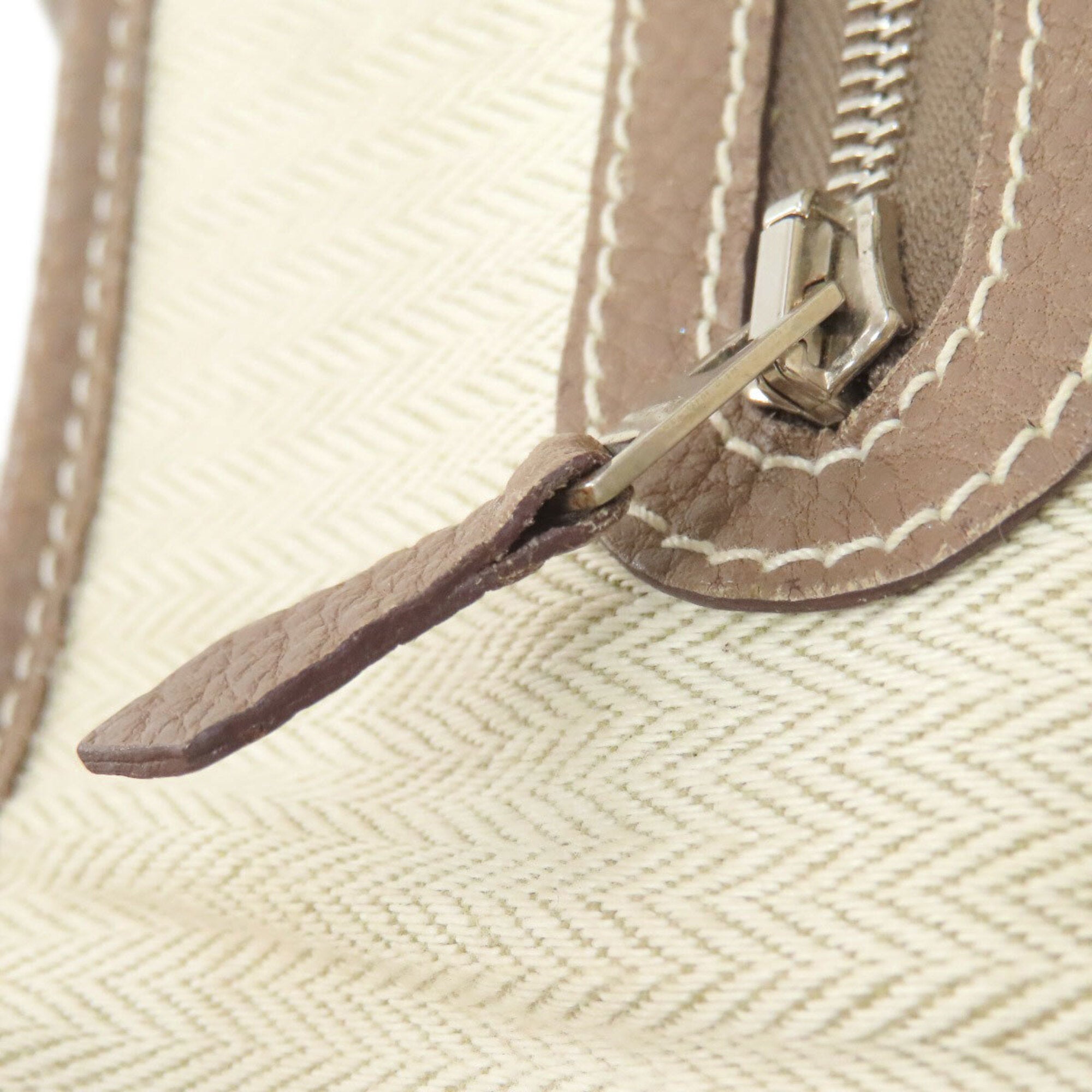 Hermes Garden Etoupe Gray Negonda Leather Tote Bag (Pre-Owned)