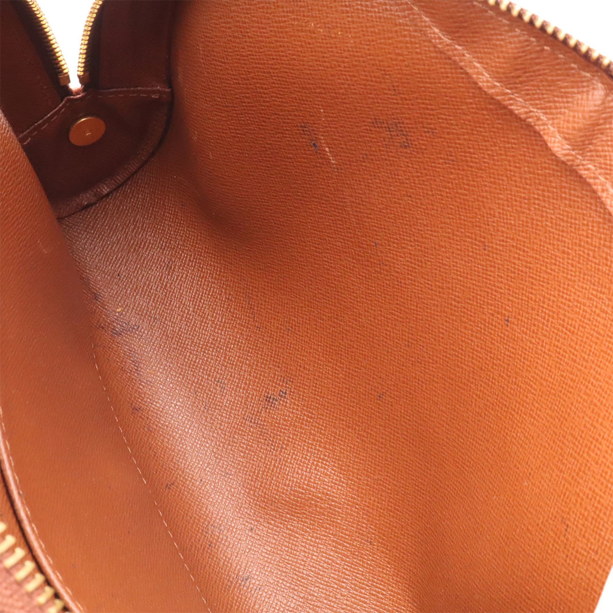 Louis Vuitton Brown Monogram Canvas Pvc Coated Canvas Clutch Bag Handbag (Pre-Owned)