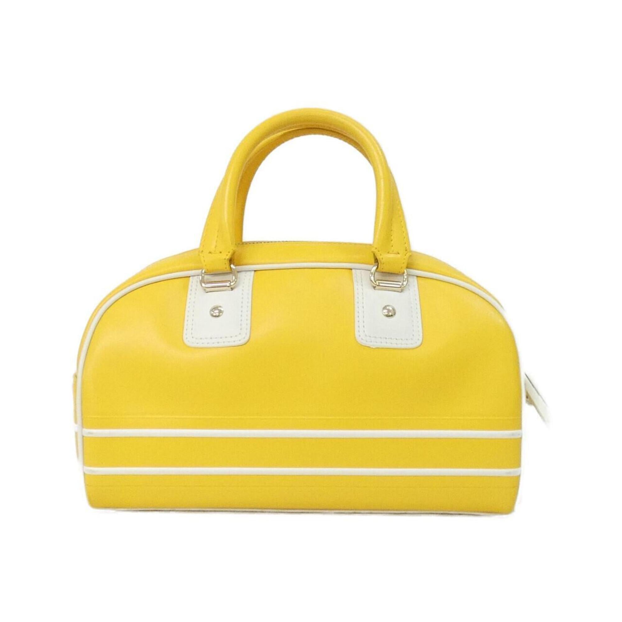 Christian Dior Yellow Leather Handbag (Pre-Owned)