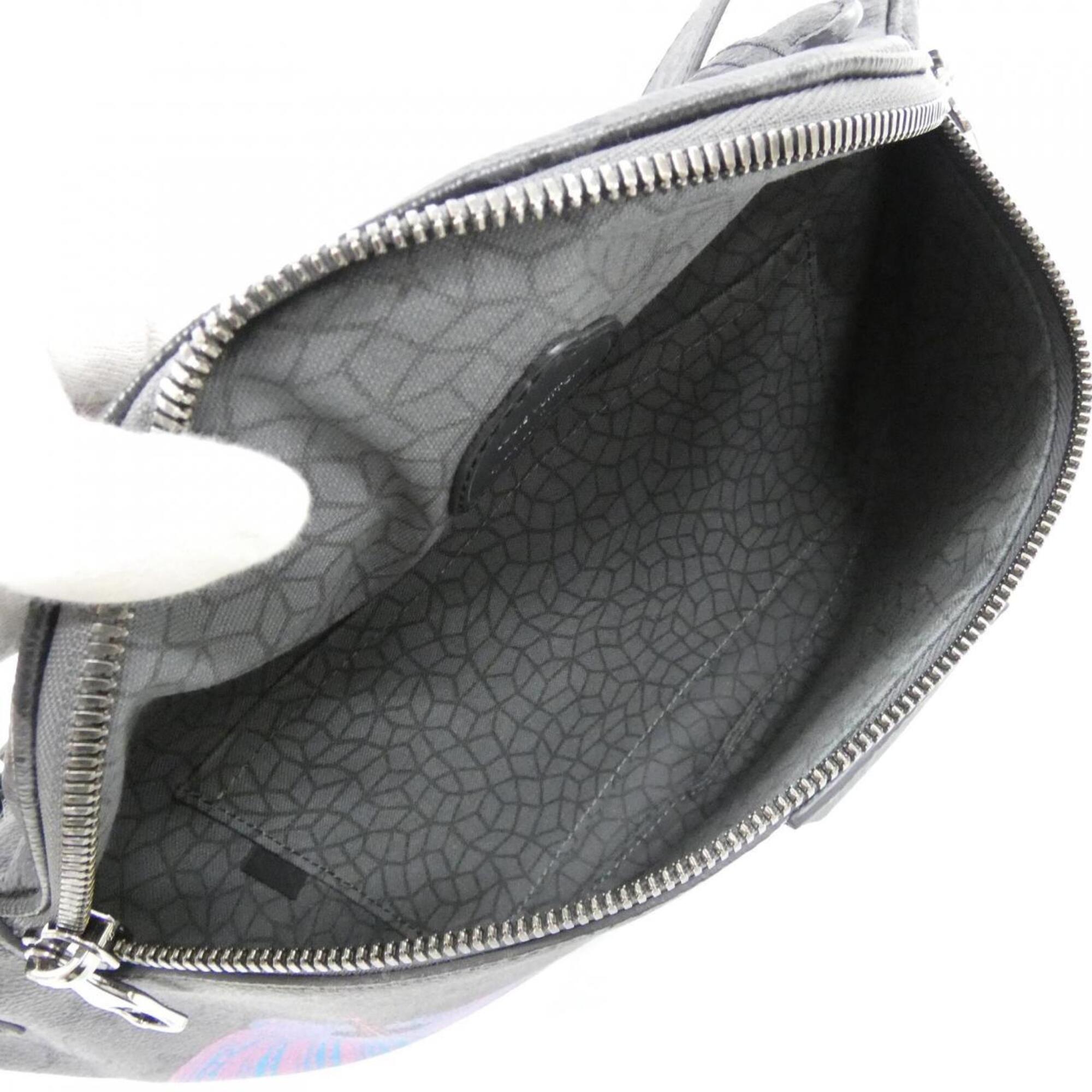 Louis Vuitton Monogram Eclipse Black Gris Coated Canvas Shoulder Bag (Pre-Owned)
