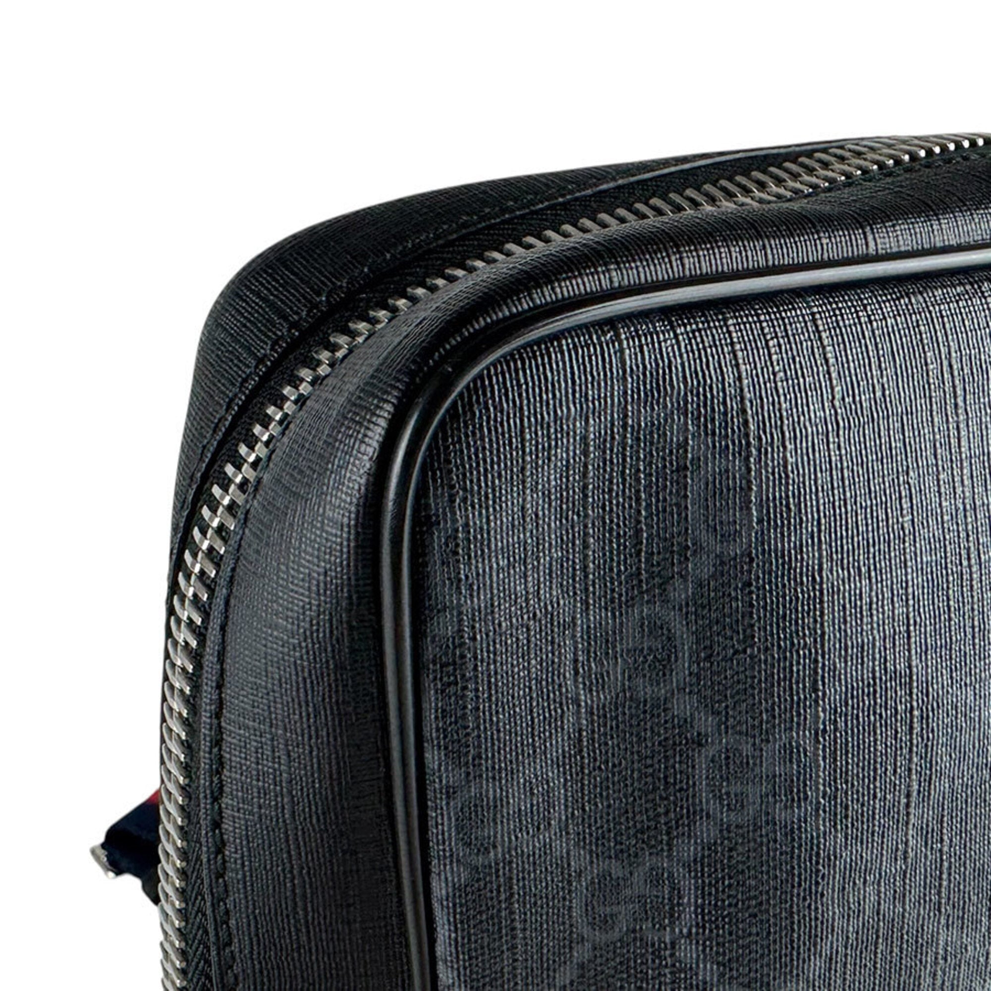 Gucci Black Gg Supreme Sling Bag (Pre-Owned)