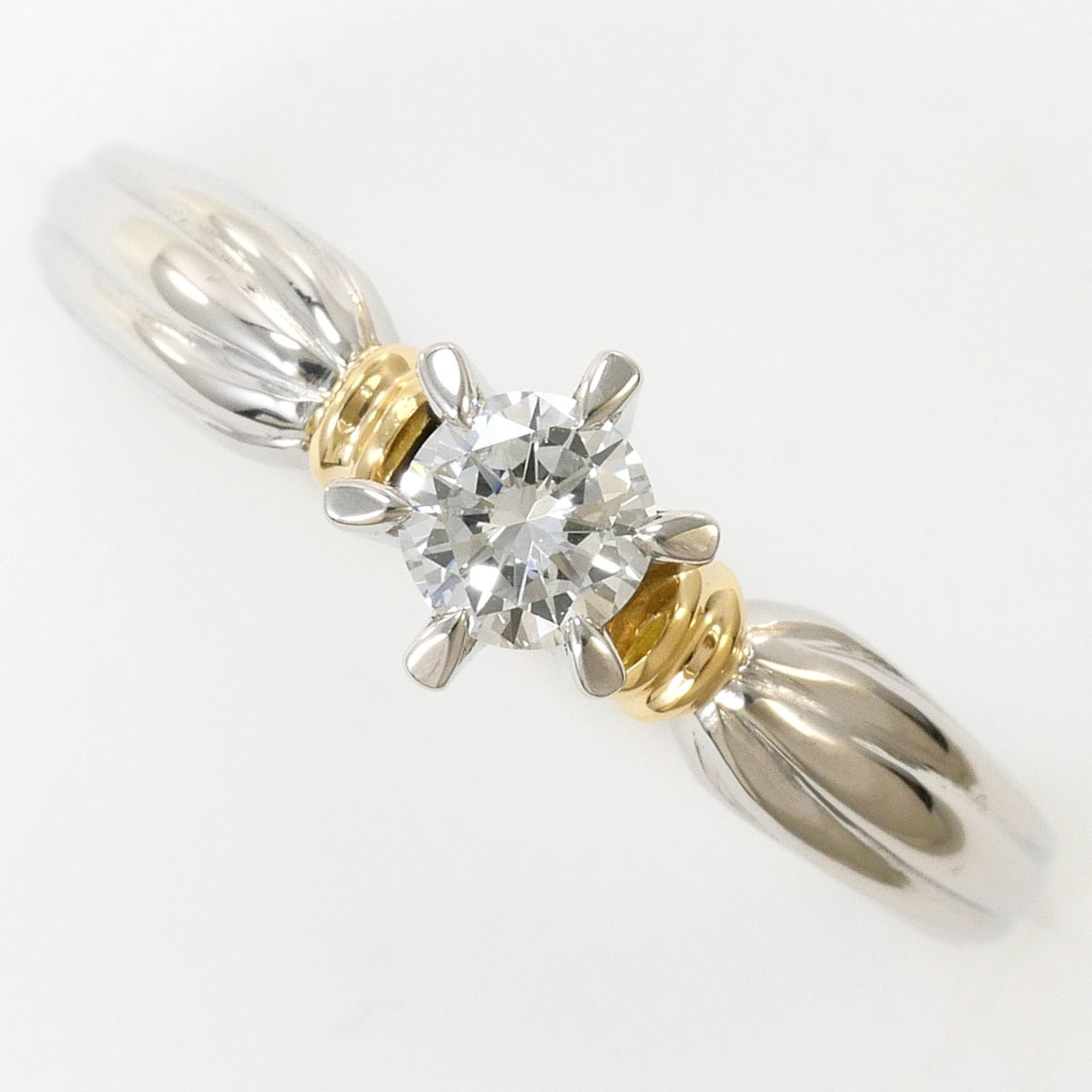 Unbranded Platinum Yellow Gold Yellow Gold (18K) Platinum 900 Band Ring (Pre-Owned)