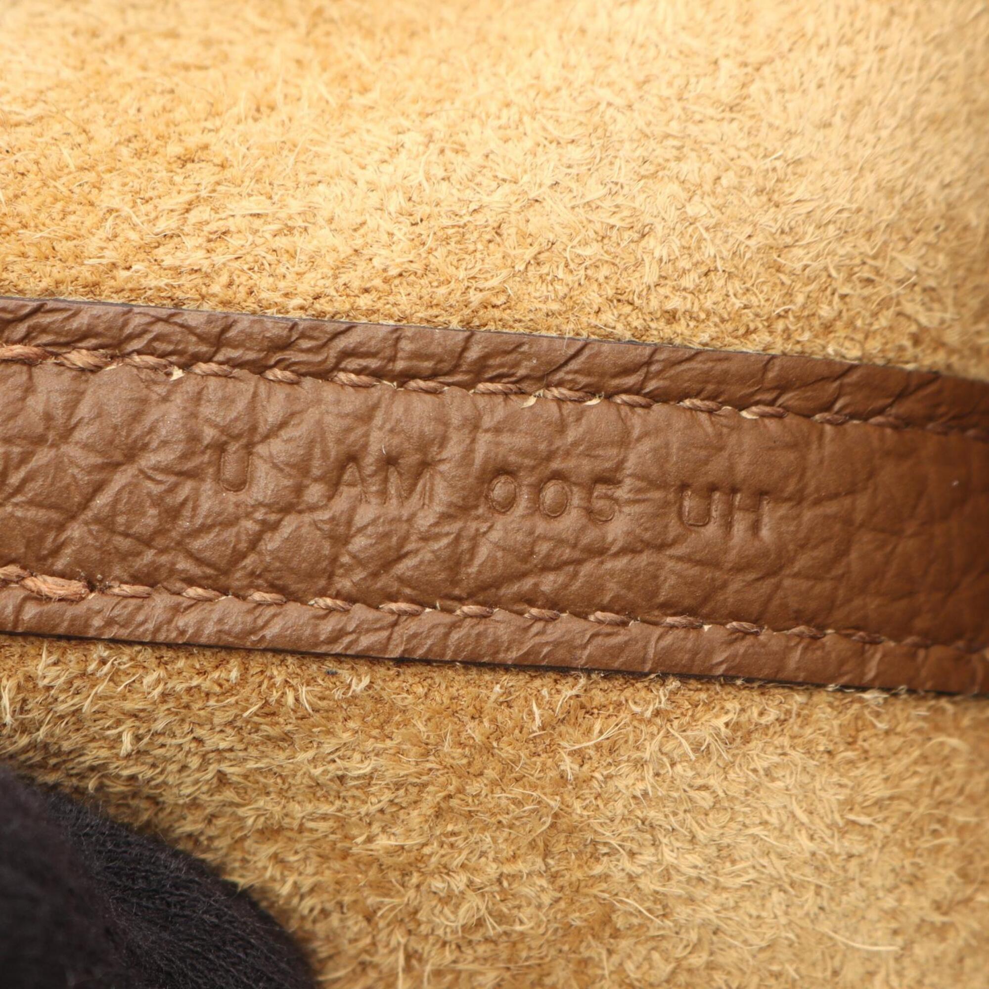 Hermes Brown Taurillon Clemence Leather Swift Leather Handbag (Pre-Owned)