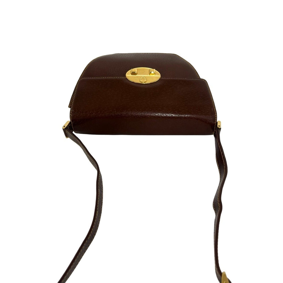 Gucci Brown Leather Pochette Shoulder Bag (Pre-Owned)