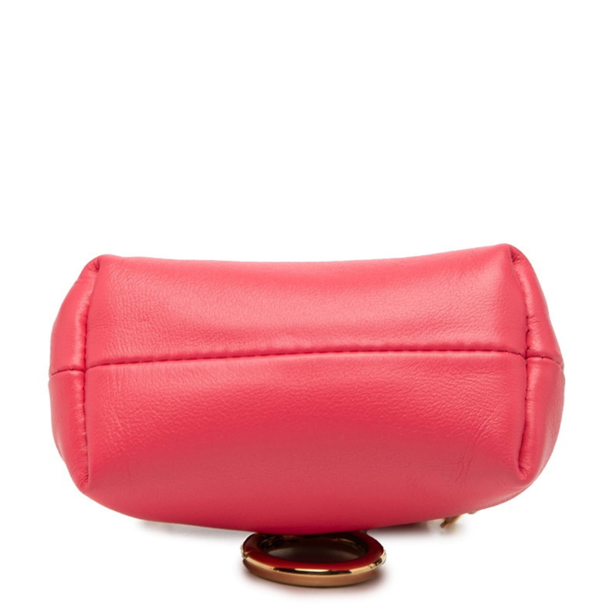 Fendi Pink Leather Shoulder Bag (Pre-Owned)