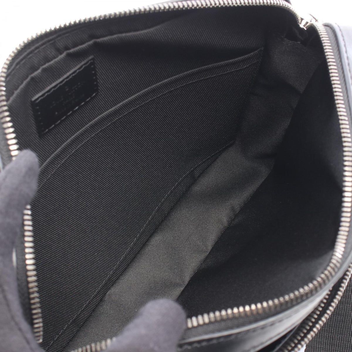 Louis Vuitton Black Gray Coated Canvas Pvc Monogram Eclipse Leather Handbag Shoulder Bag (Pre-Owned)