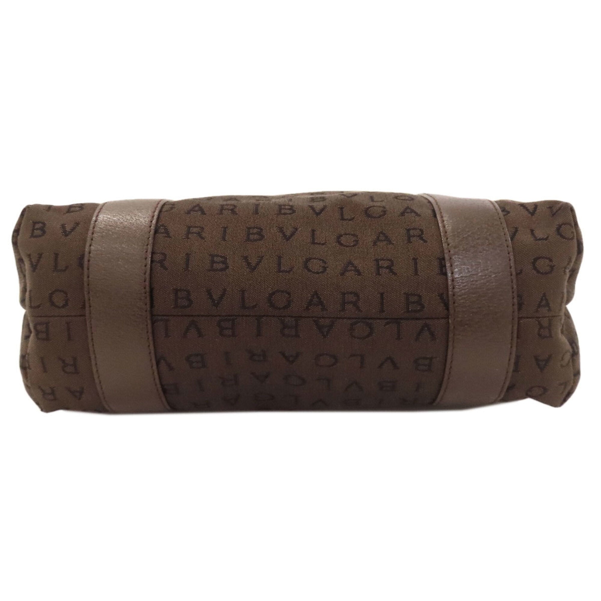 Bvlgari Brown Canvas Tote Bag (Pre-Owned)