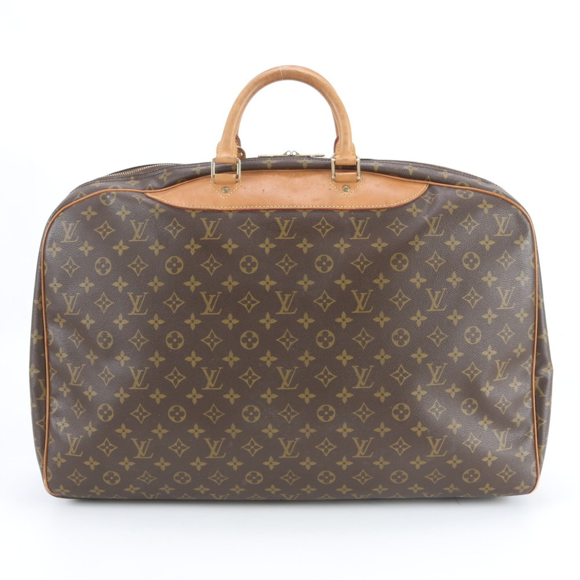 Louis Vuitton Brown Coated Canvas Leather Handbag (Pre-Owned)