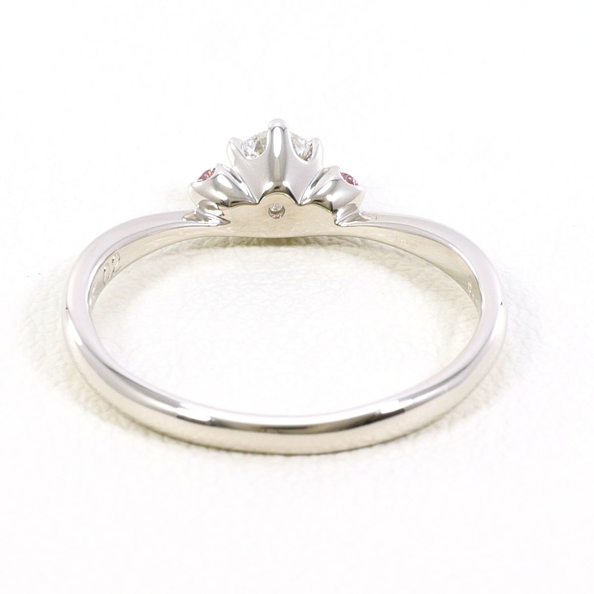 Unbranded Pink Platinum Platinum 900 Band Ring (Pre-Owned)