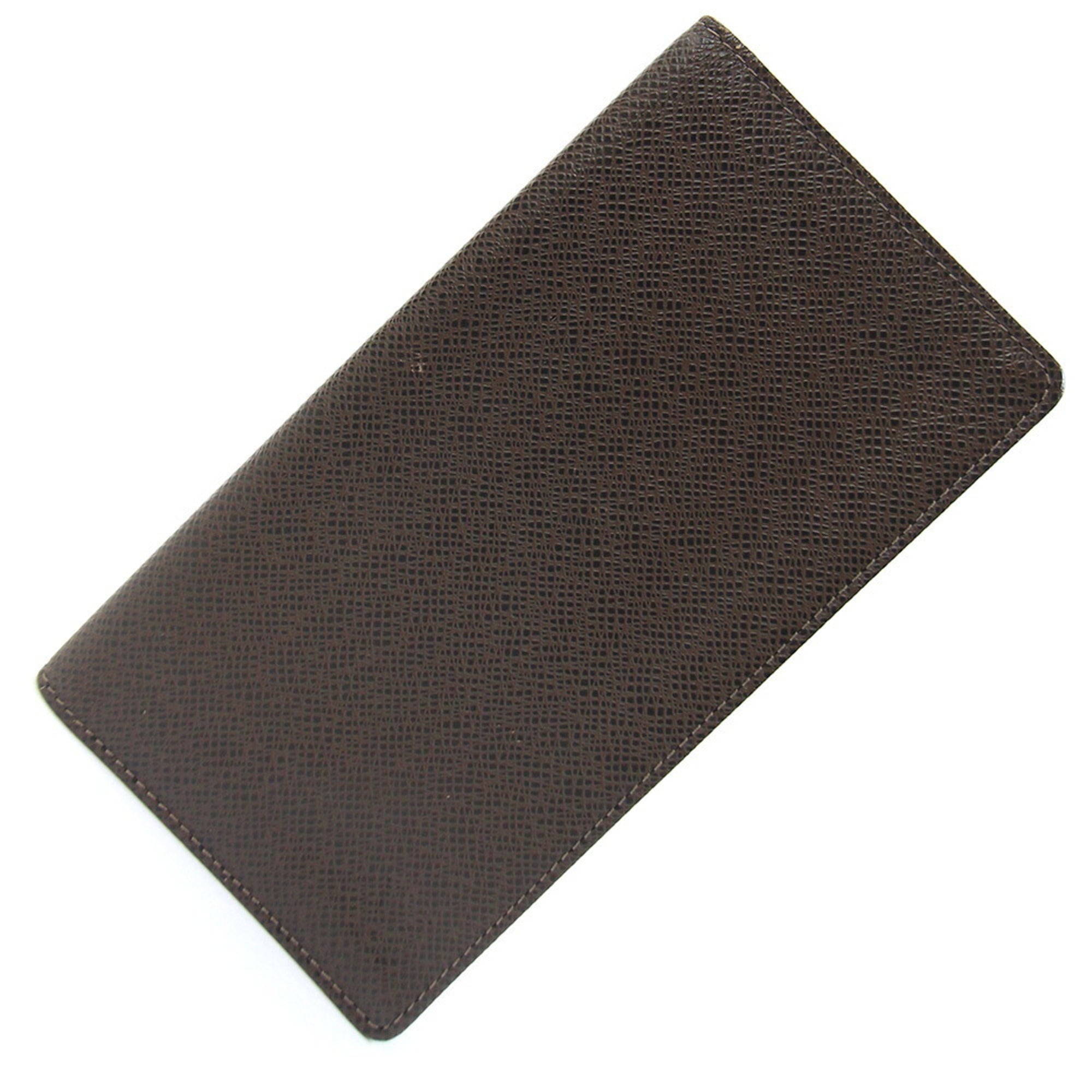 Louis Vuitton Grizzly Taiga Leather Long Bill Wallet (Bi-Fold) (Pre-Owned)