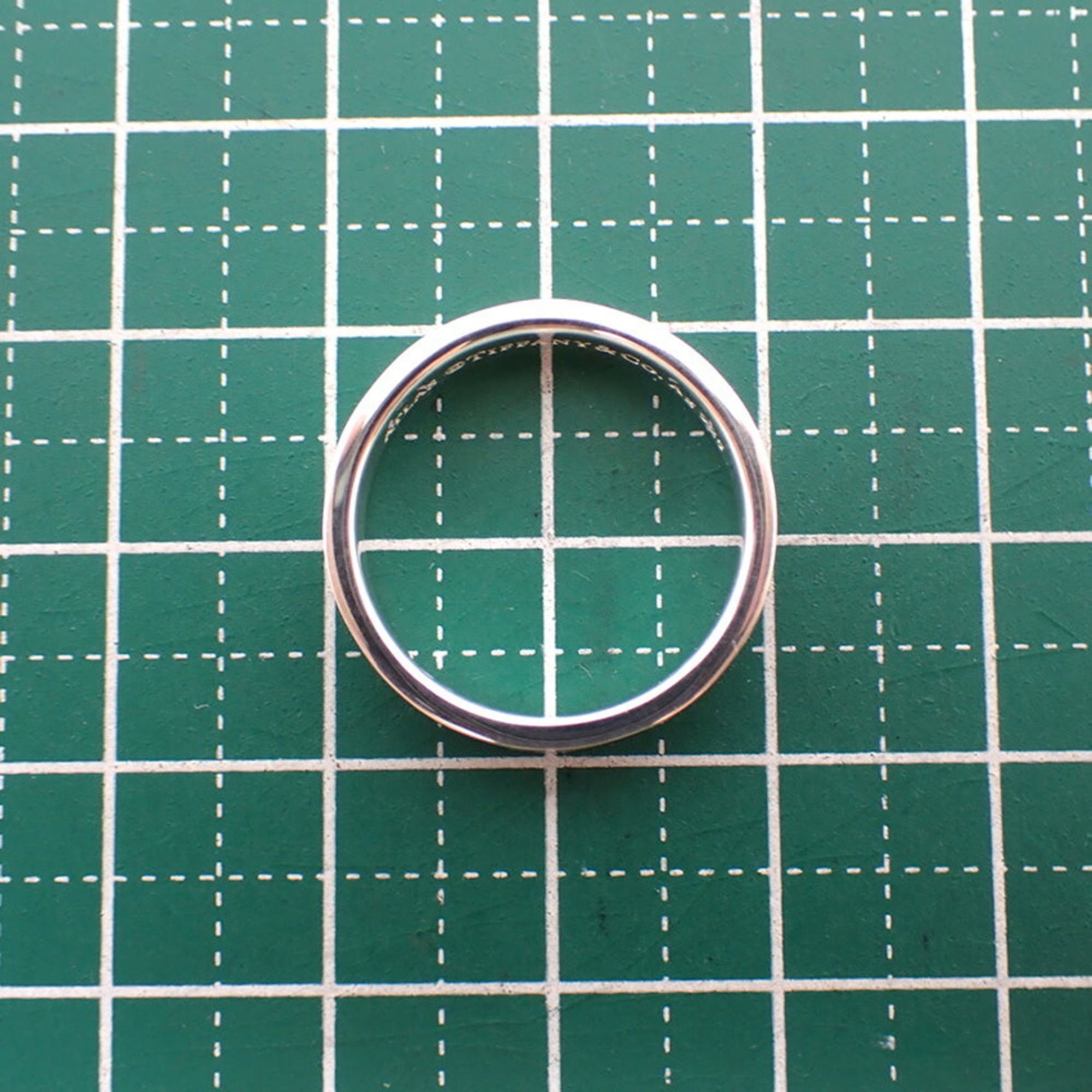 Tiffany Sterling Silver 925 Band Ring (Pre-Owned)