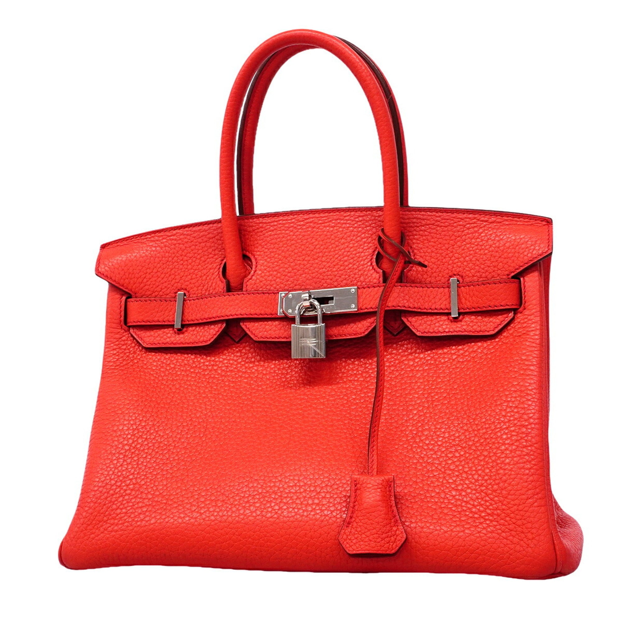 Hermes Bougainvillier Taurillon Clemence Leather Handbag (Pre-Owned)