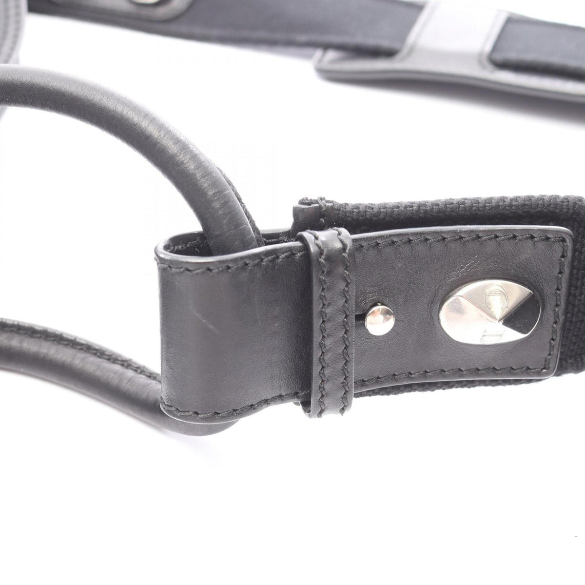 Christian Dior Black Leather Handbag Shoulder Bag (Pre-Owned)