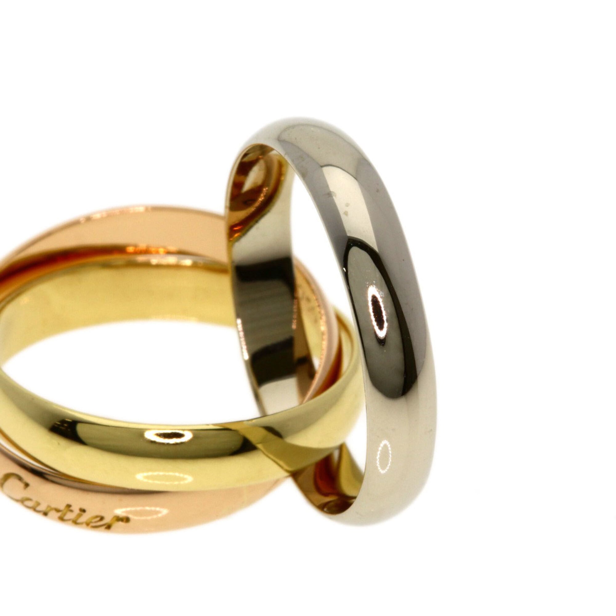 Cartier Trinity Yellow Gold (18K) Pink Gold (18K) White Gold (18K) Band Ring (Pre-Owned)