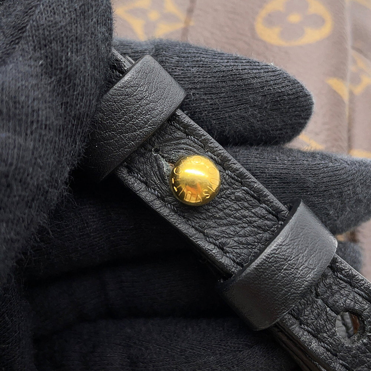 Louis Vuitton Monogram Noir Monogram Backpack (Pre-Owned)