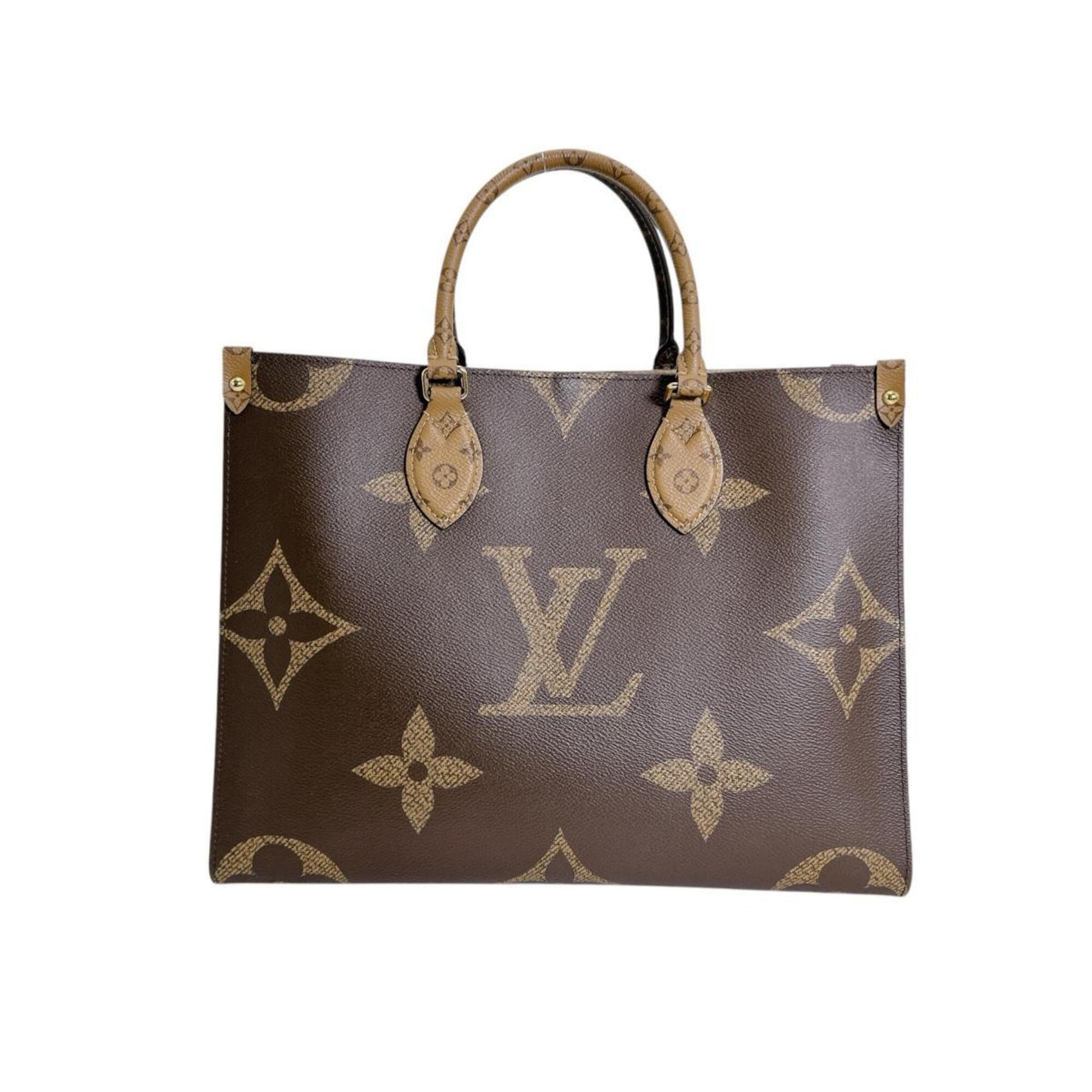 Louis Vuitton Brown Monogram Canvas Handbag Tote Bag (Pre-Owned)