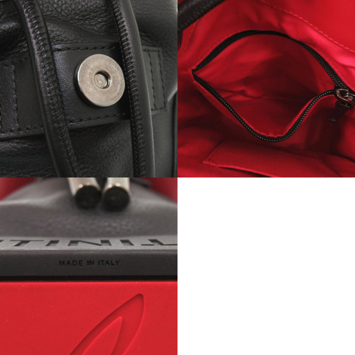 Christian Louboutin Black Leather Backpack (Pre-Owned)