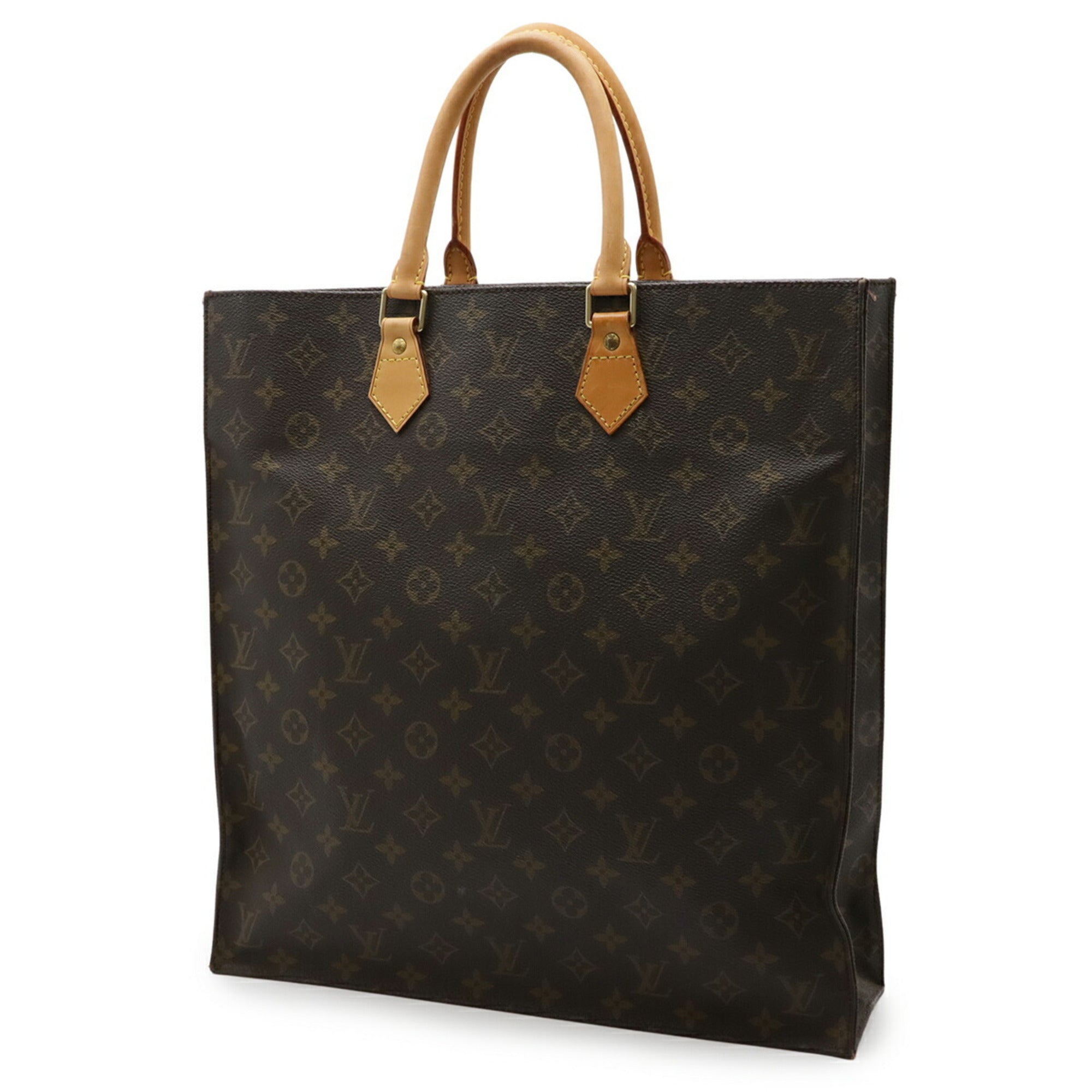 Louis Vuitton Brown Monogram Monogram Handbag Tote Bag (Pre-Owned)