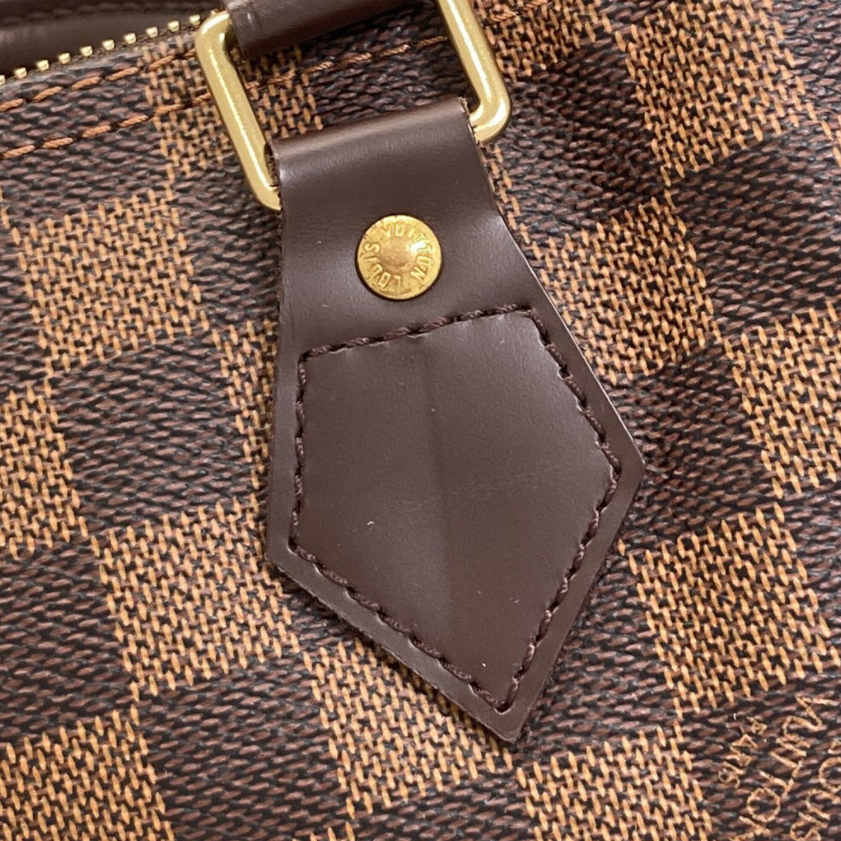 Louis Vuitton Damier Damier Canvas Ebene Damier Canvas Handbag (Pre-Owned)