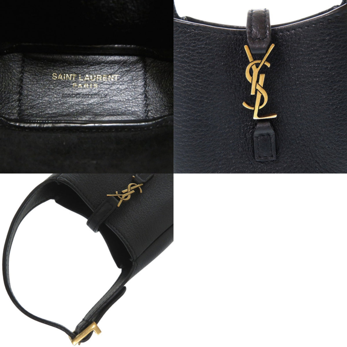 Yves Saint Laurent Black Leather Handbag (Pre-Owned)
