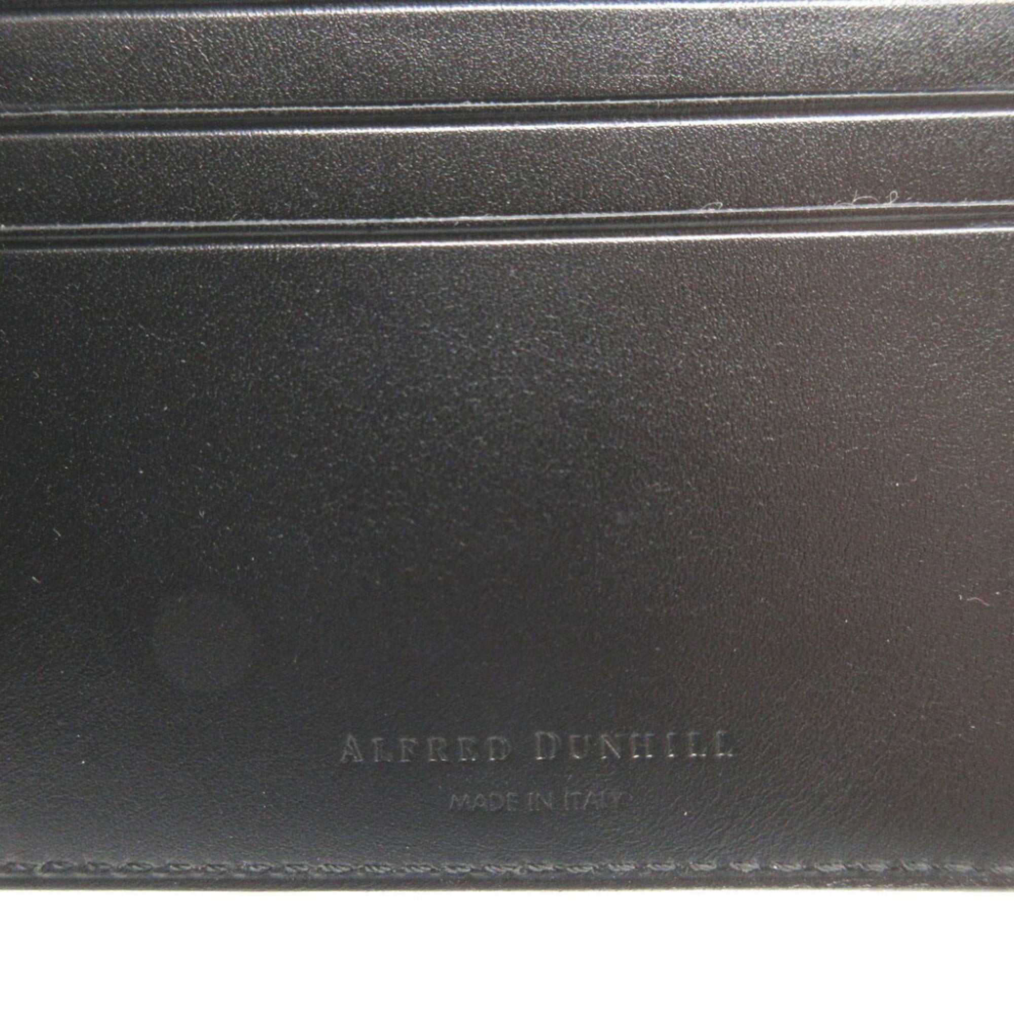 Dunhill Black Leather Bill Wallet (Bi-Fold) (Pre-Owned)