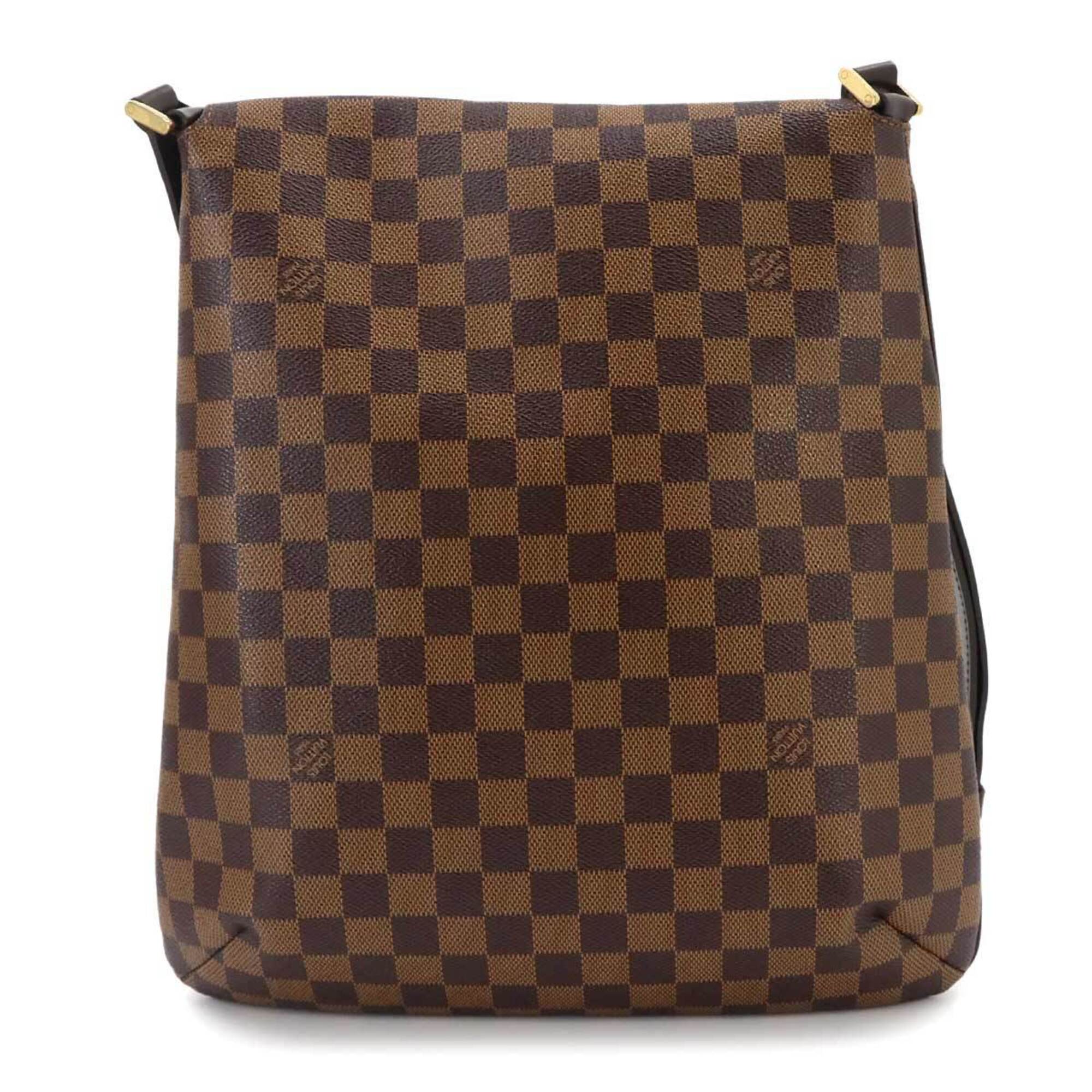 Louis Vuitton Brown Damier Canvas Ebene Damier Canvas Handbag Shoulder Bag (Pre-Owned)