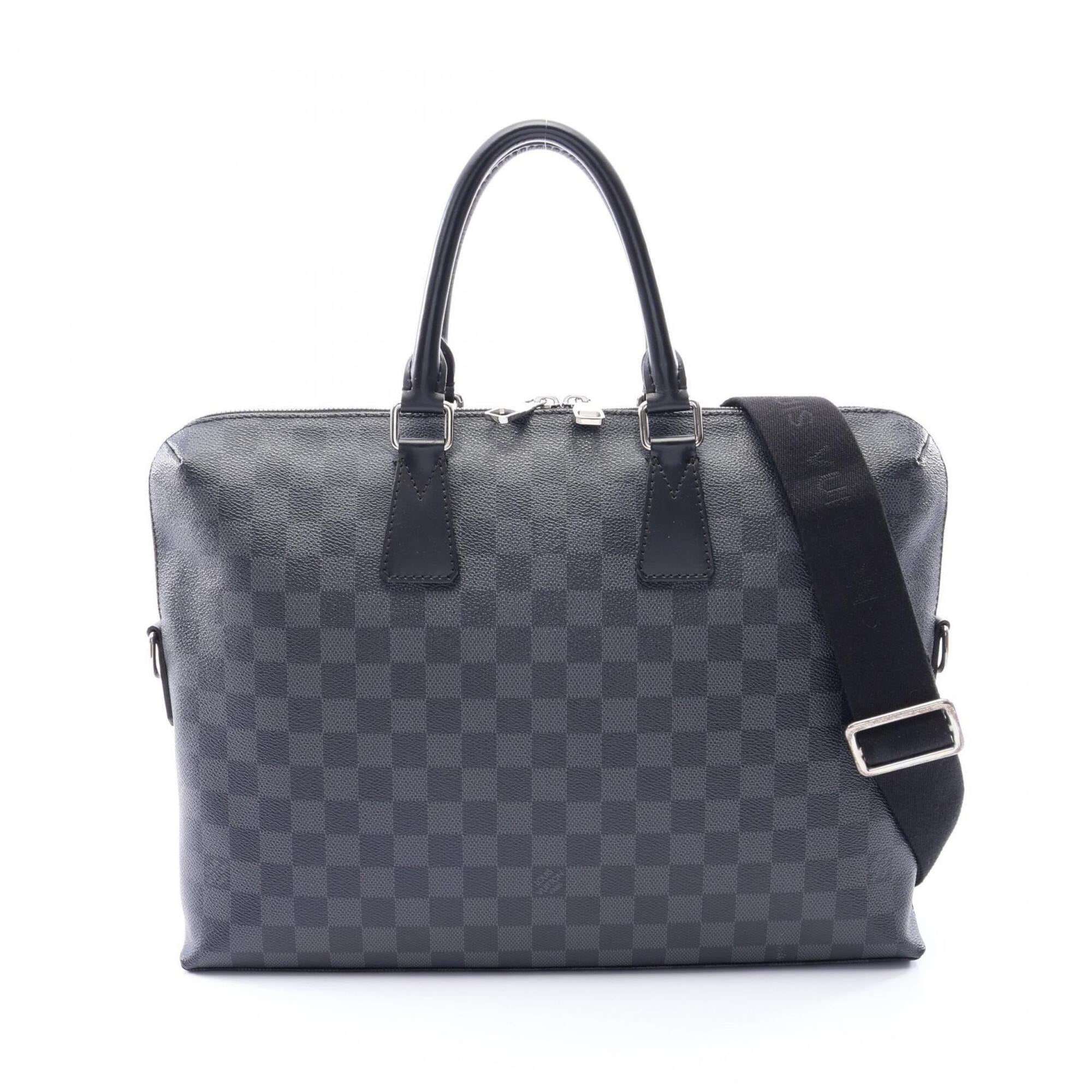 Louis Vuitton Damier Graphite Black Coated Canvas Briefcase (Pre-Owned)