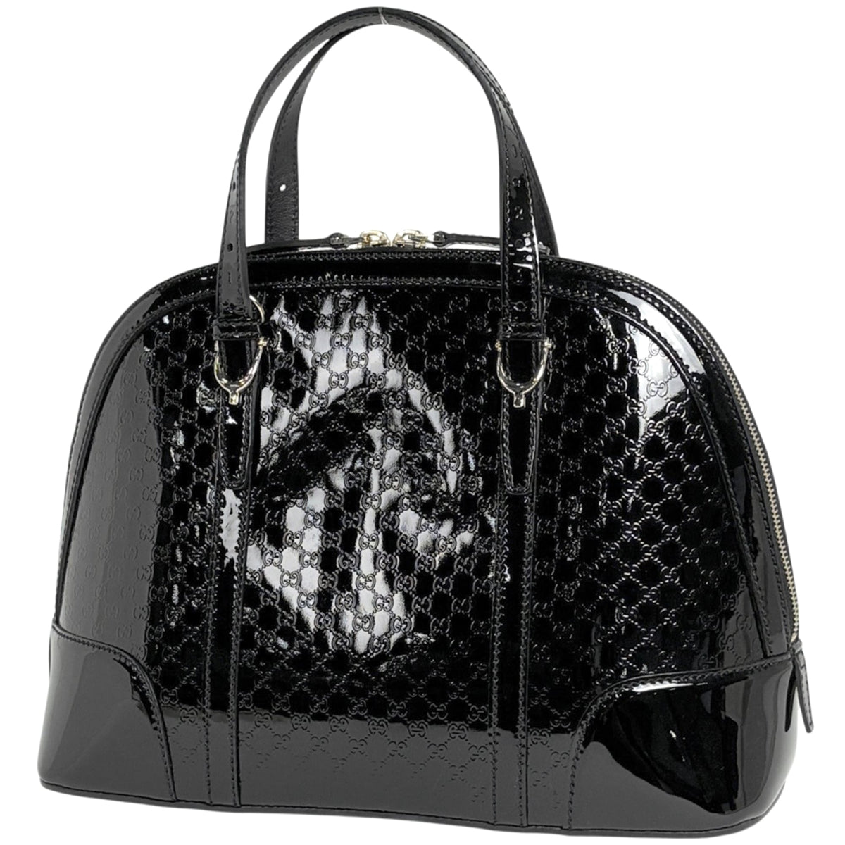 Gucci Black Patent Leather Handbag (Pre-Owned)