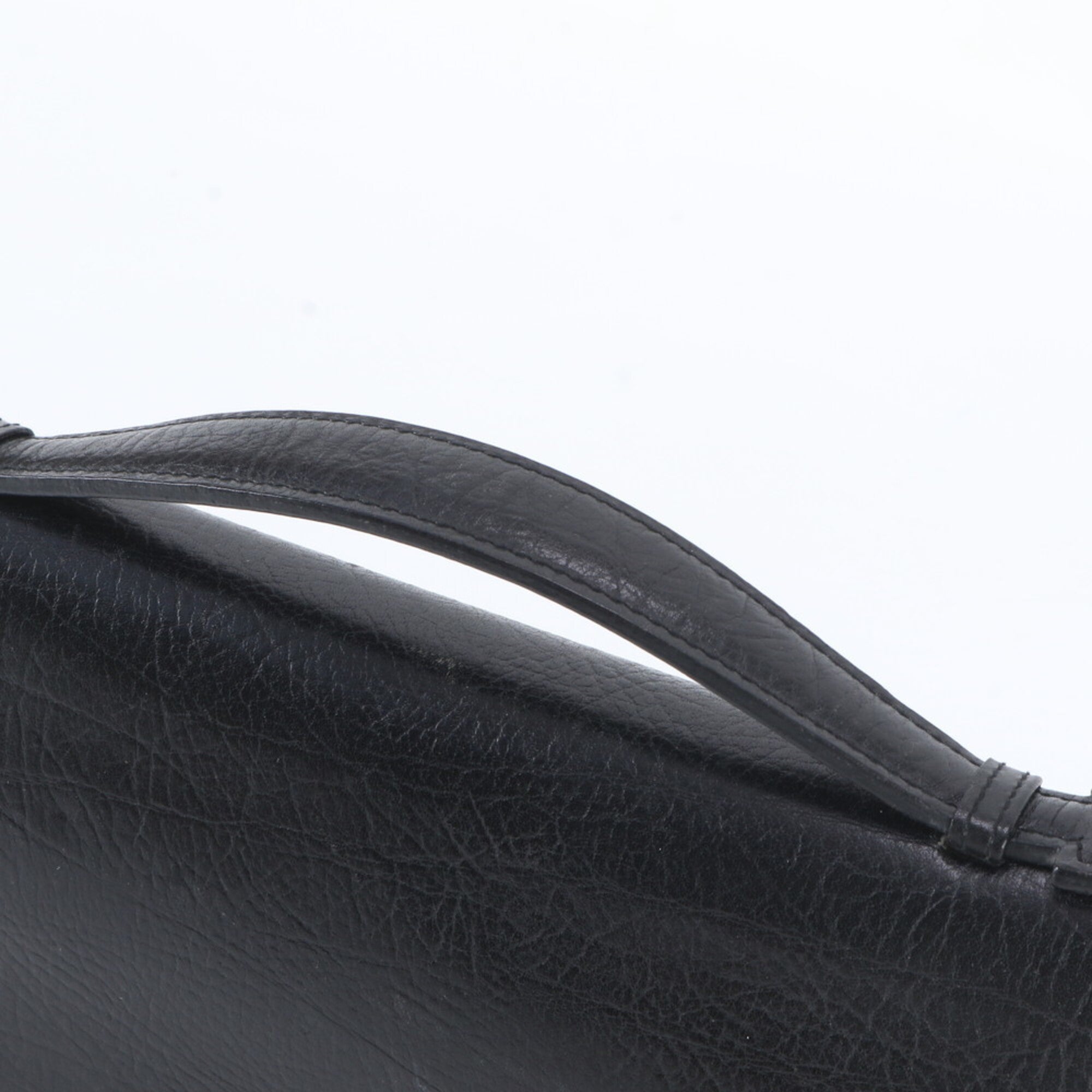Bally Black Leather Briefcase (Pre-Owned)