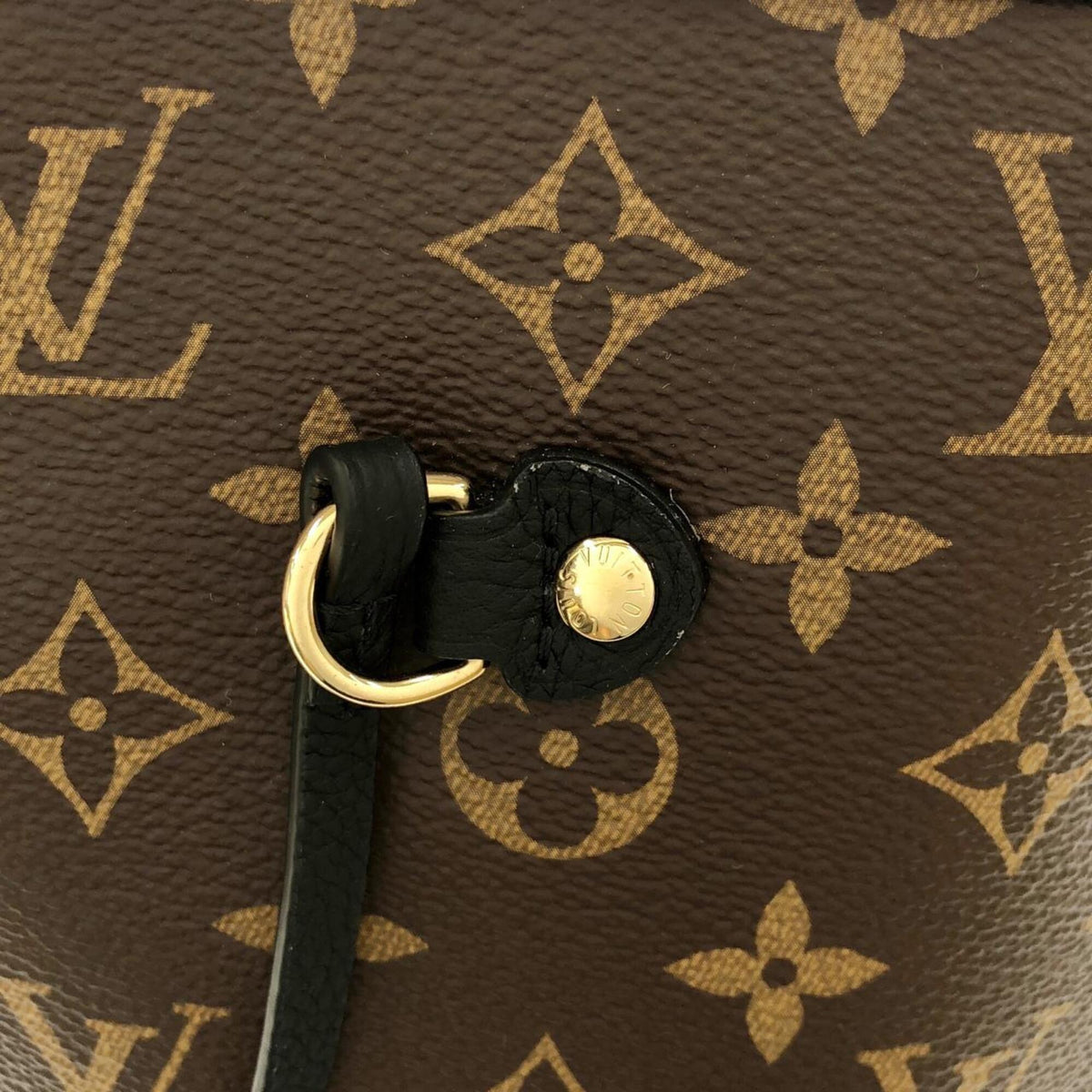 Louis Vuitton Brown Coated Canvas Leather Handbag (Pre-Owned)