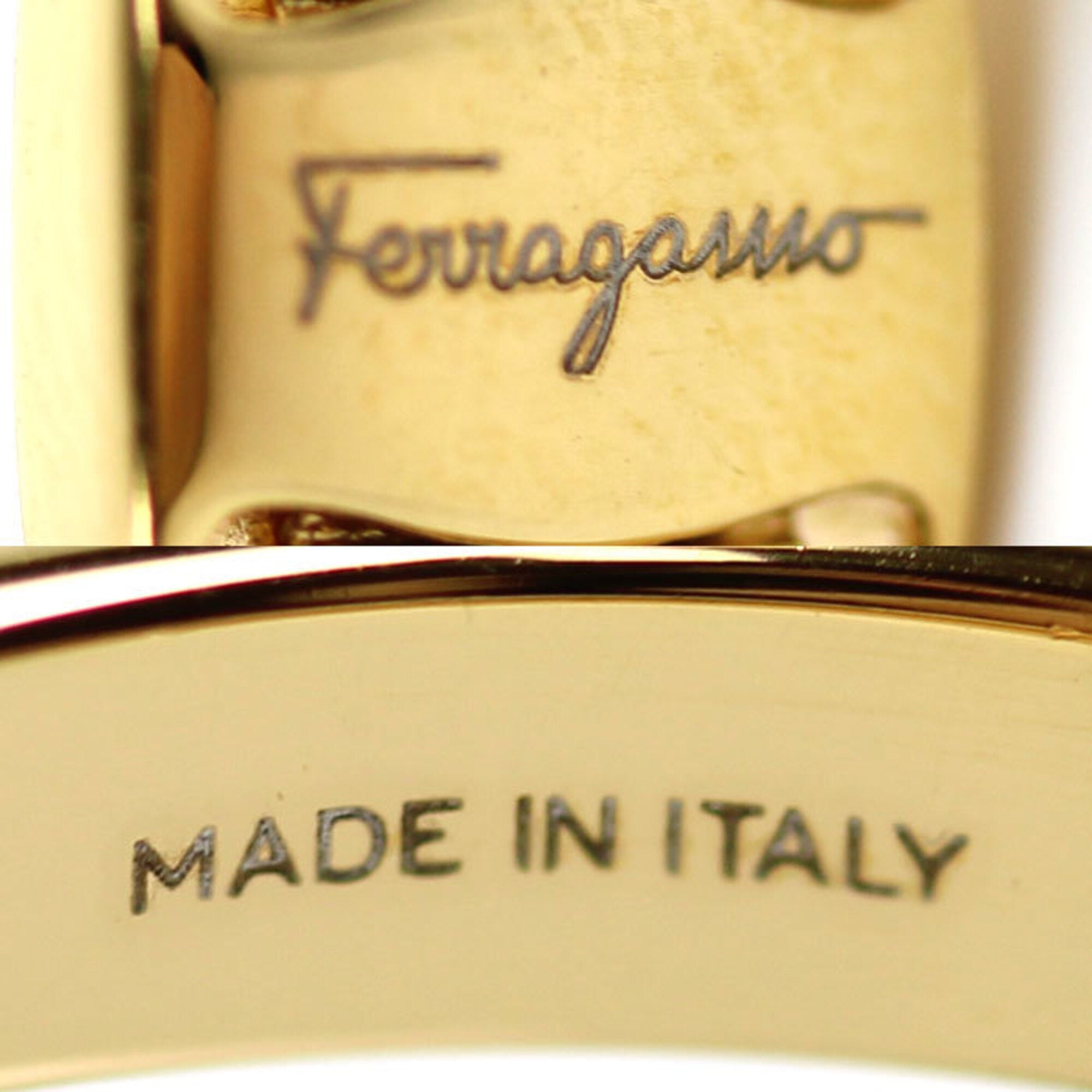 Salvatore Ferragamo Brass Band Ring (Pre-Owned)