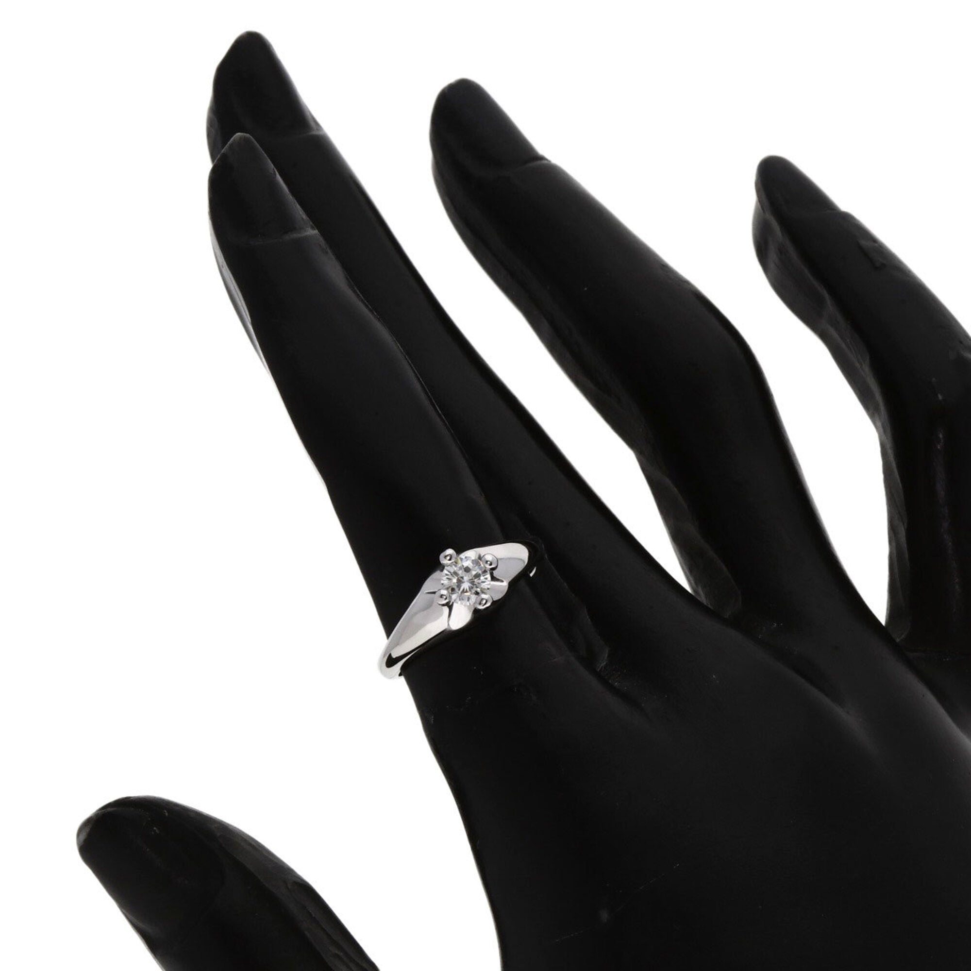 Bvlgari Platinum Platinum 950 Band Ring (Pre-Owned)