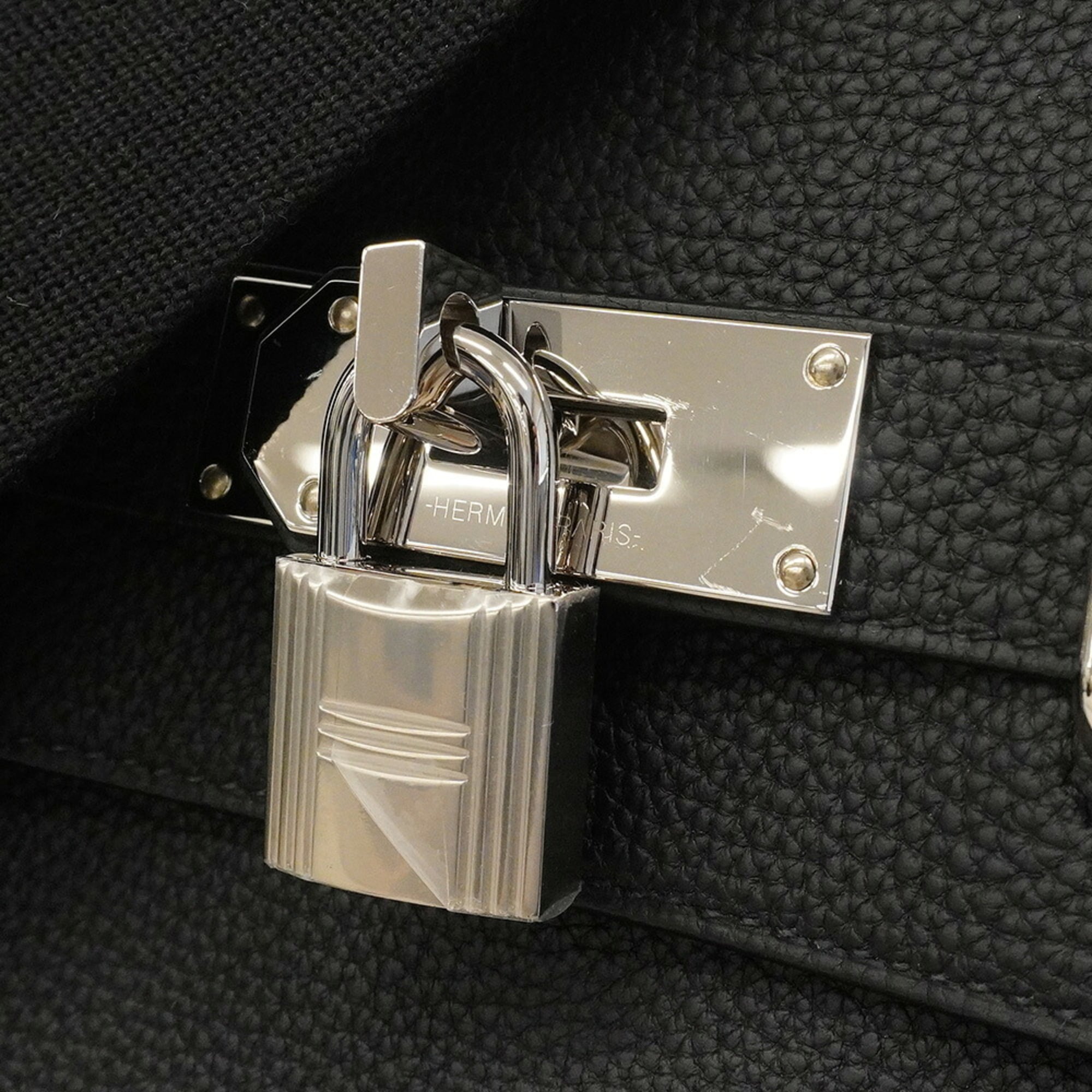 Hermes Black Togo Leather Sling Bag (Pre-Owned)