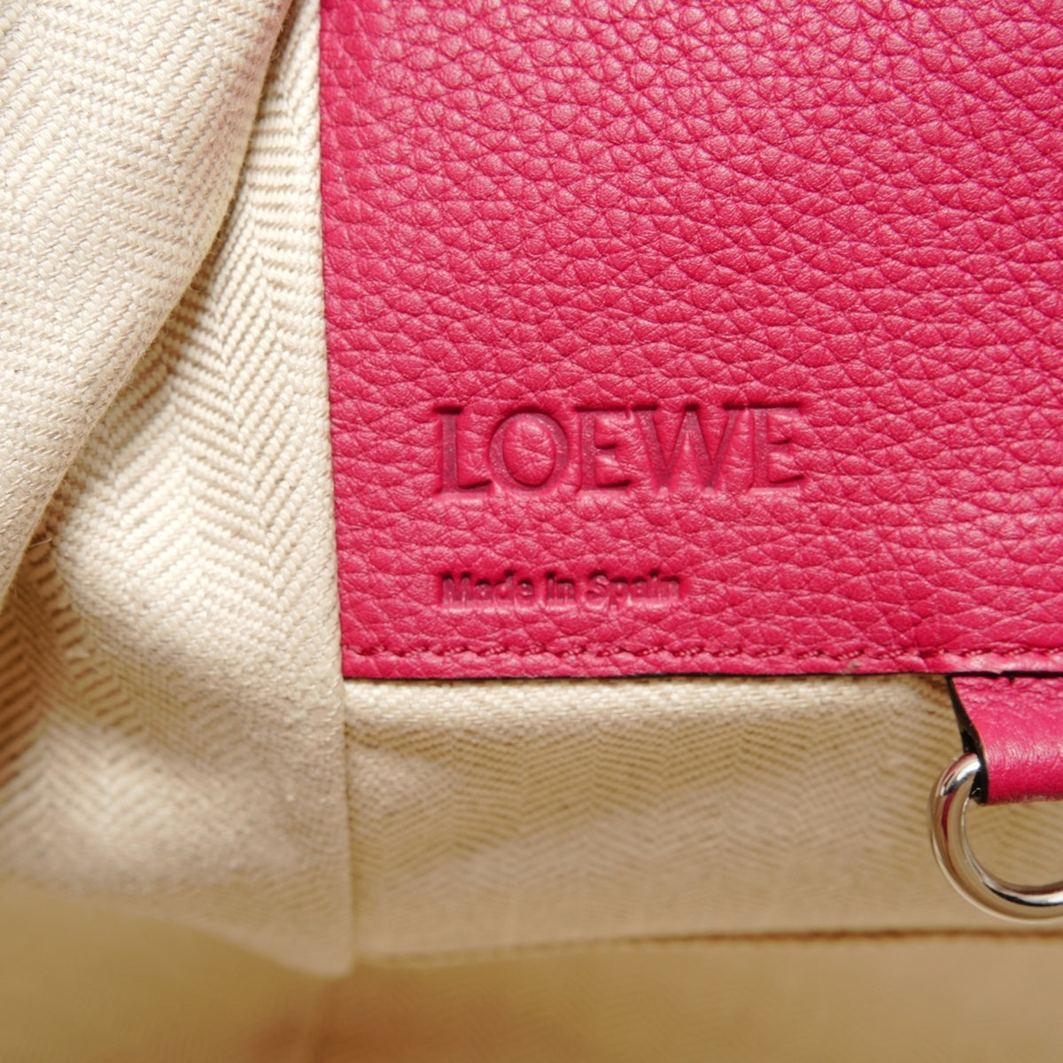 Loewe Hammock Pink Leather Handbag (Pre-Owned)
