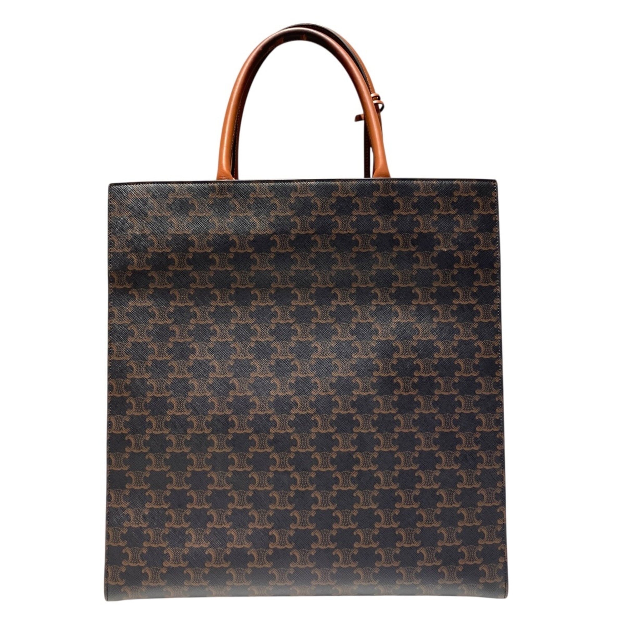 Celine Brown Pvc Tote Bag (Pre-Owned)