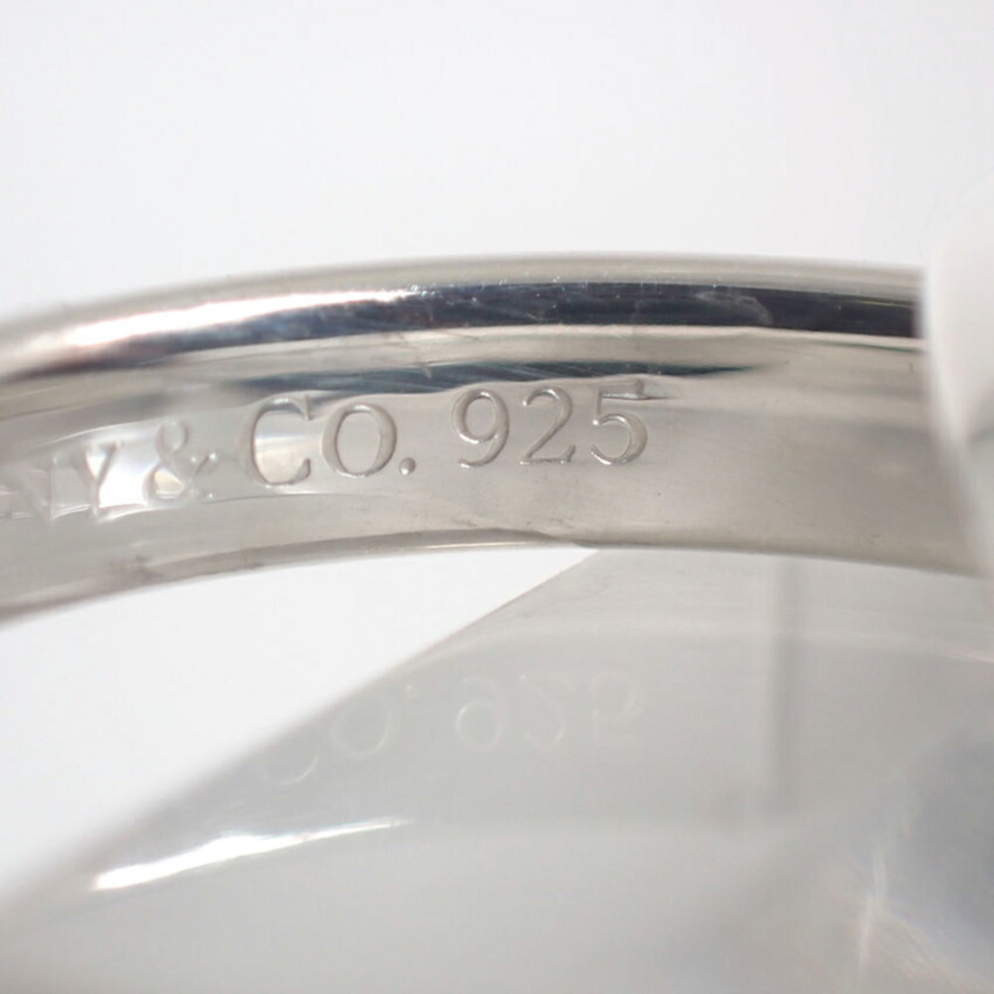 Tiffany Silver Sterling Silver 925 Band Ring (Pre-Owned)